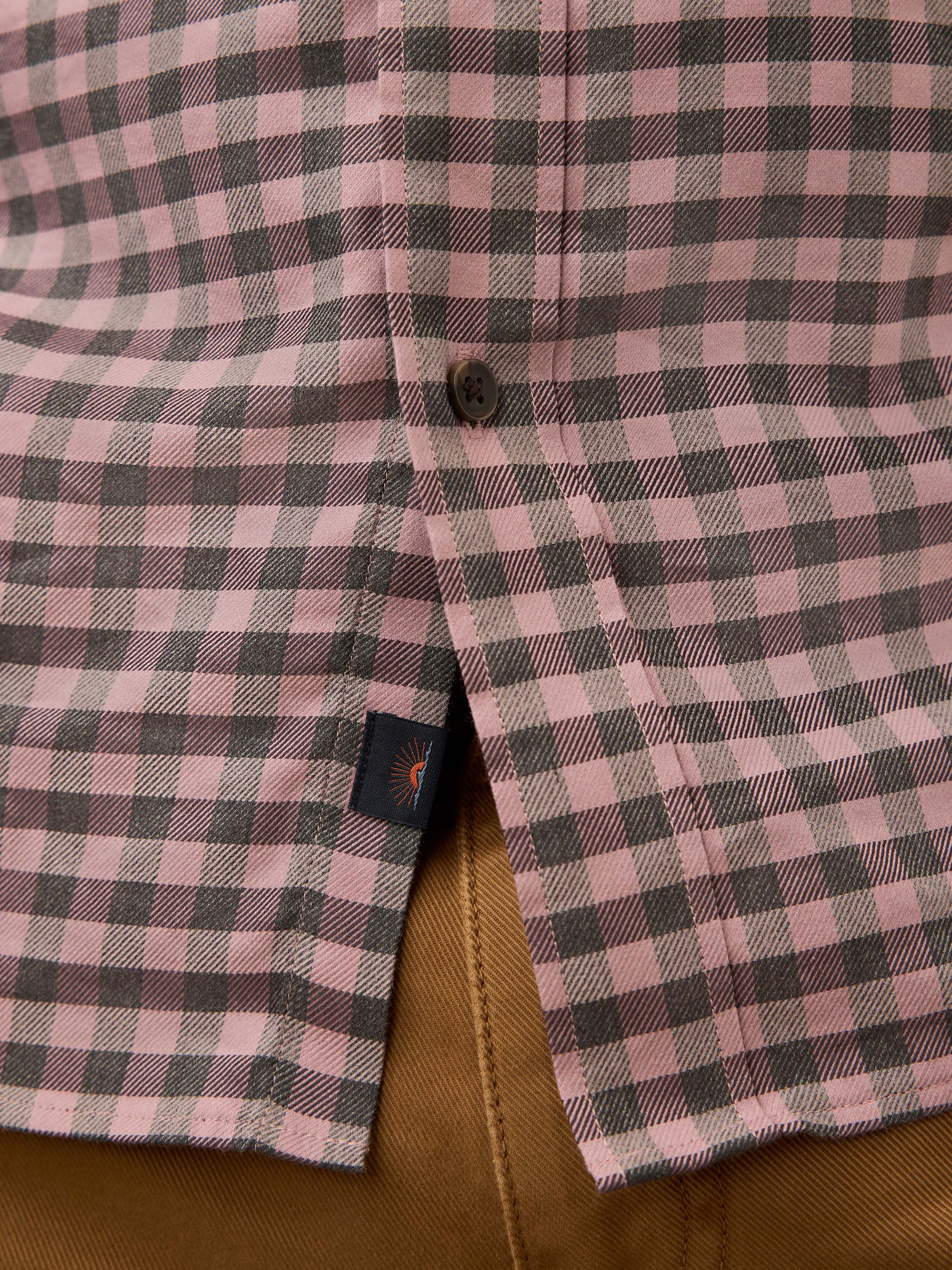 Soft Twill Movement™ Shirt - Charcoal Plum Gingham | Faherty Brand