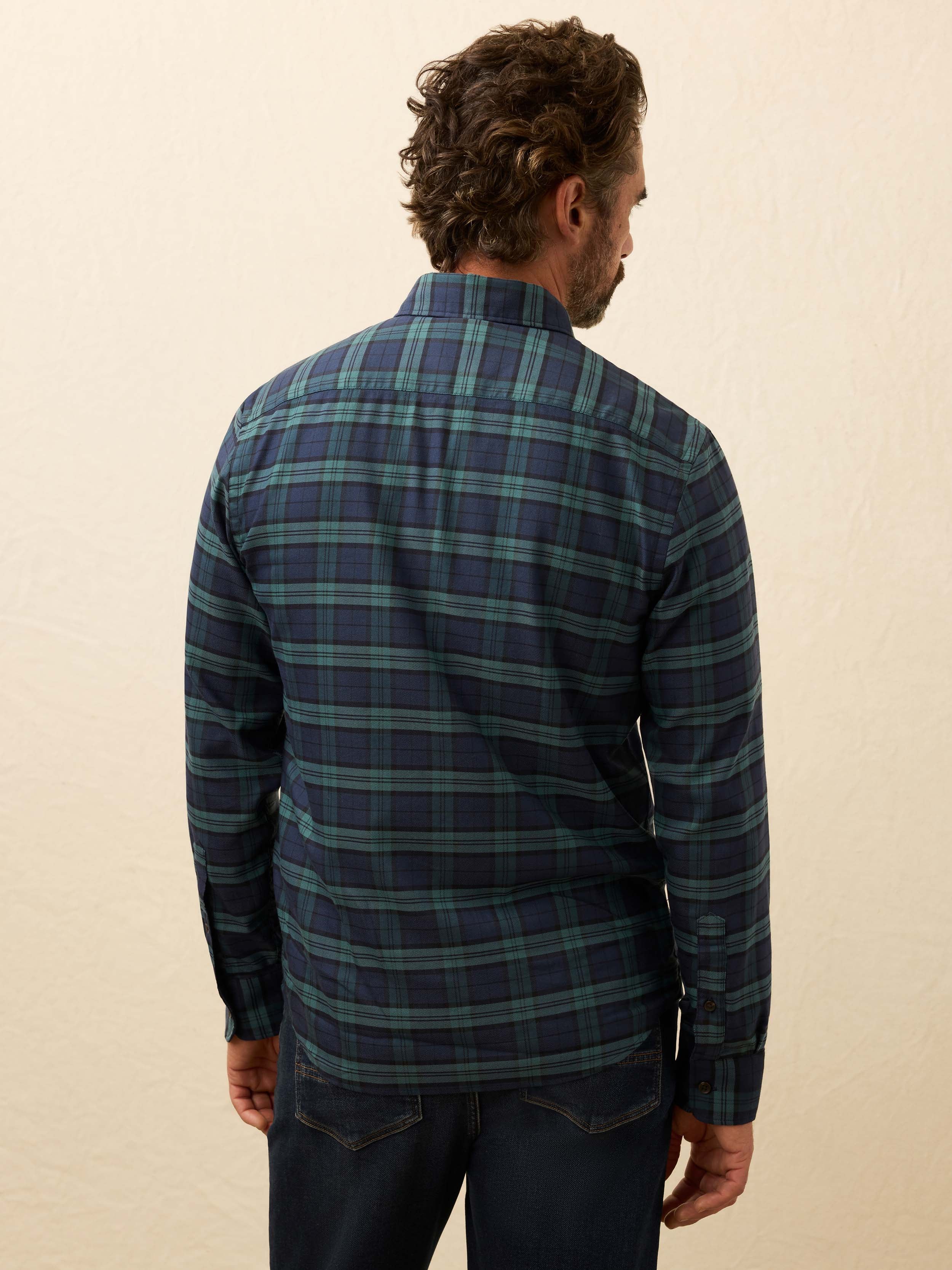 Soft Twill Movement™ Shirt - Harbor Blackwatch Plaid | Faherty Brand