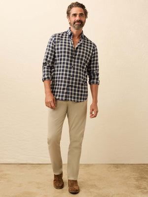 Soft Twill Movement™ Shirt - Navy Smoke Plaid