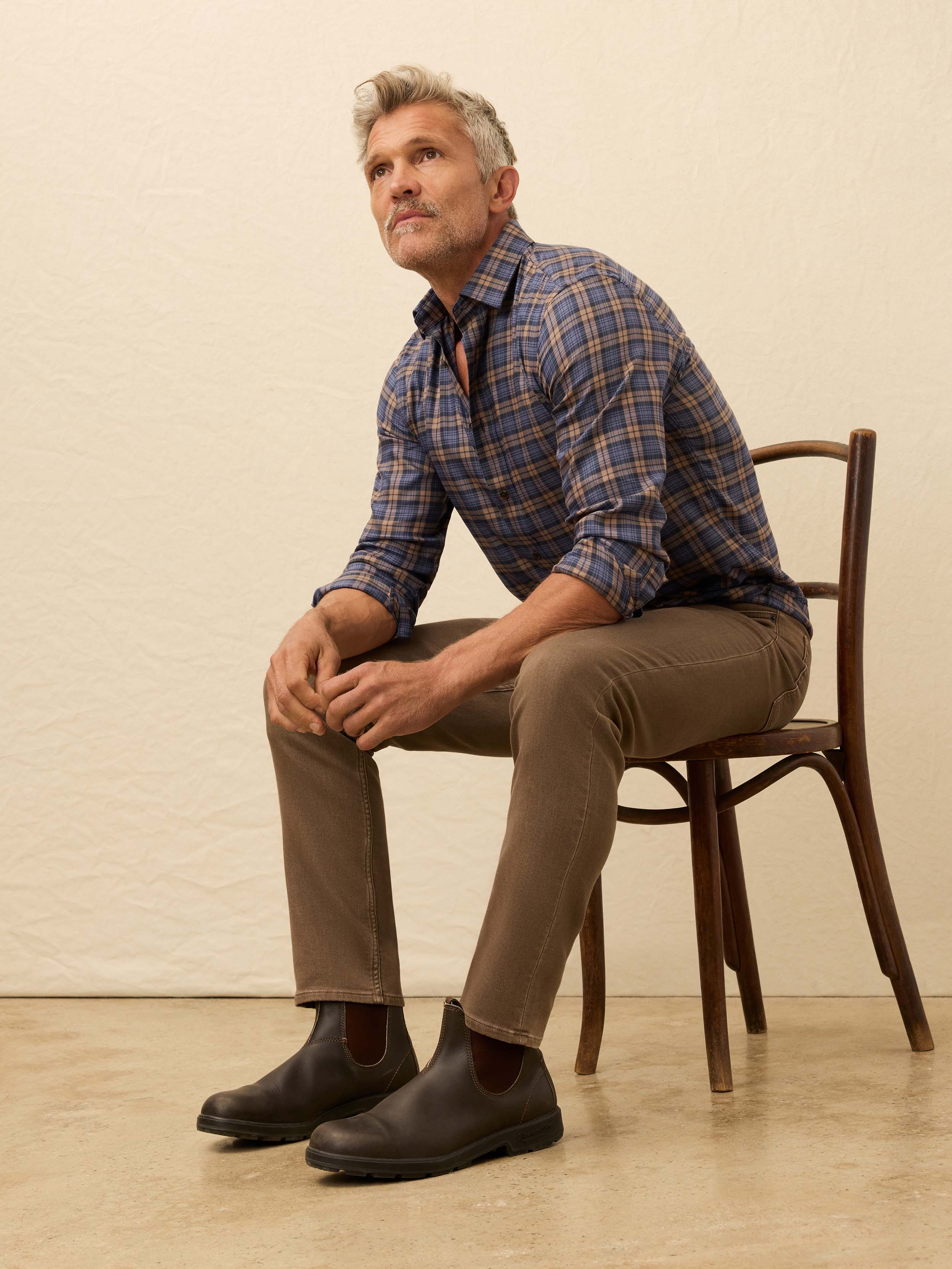 Soft Twill Movement™ Shirt - Walnut Dusk Plaid | Faherty Brand