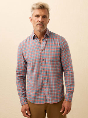 Movement™ Brushed Shirt - Blue Sierra Plaid