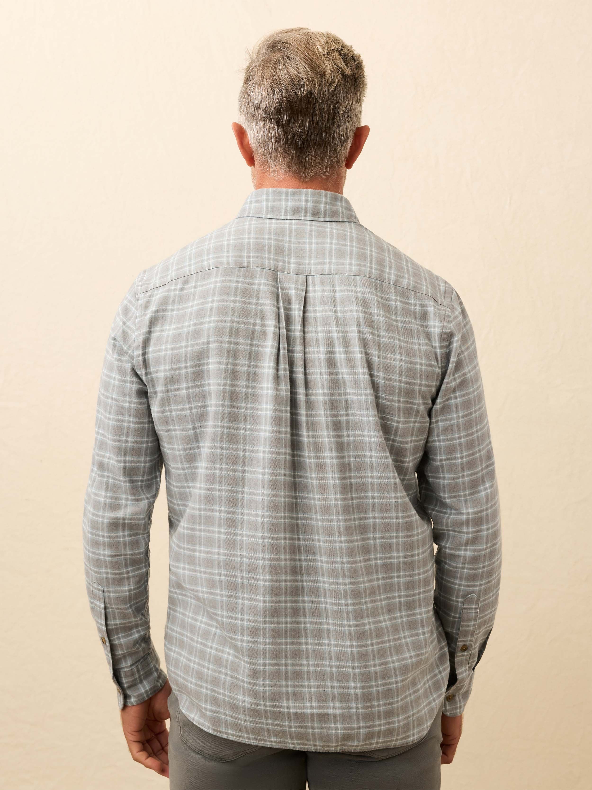 Movement™ Brushed Shirt - Ice Island Plaid | Faherty Brand