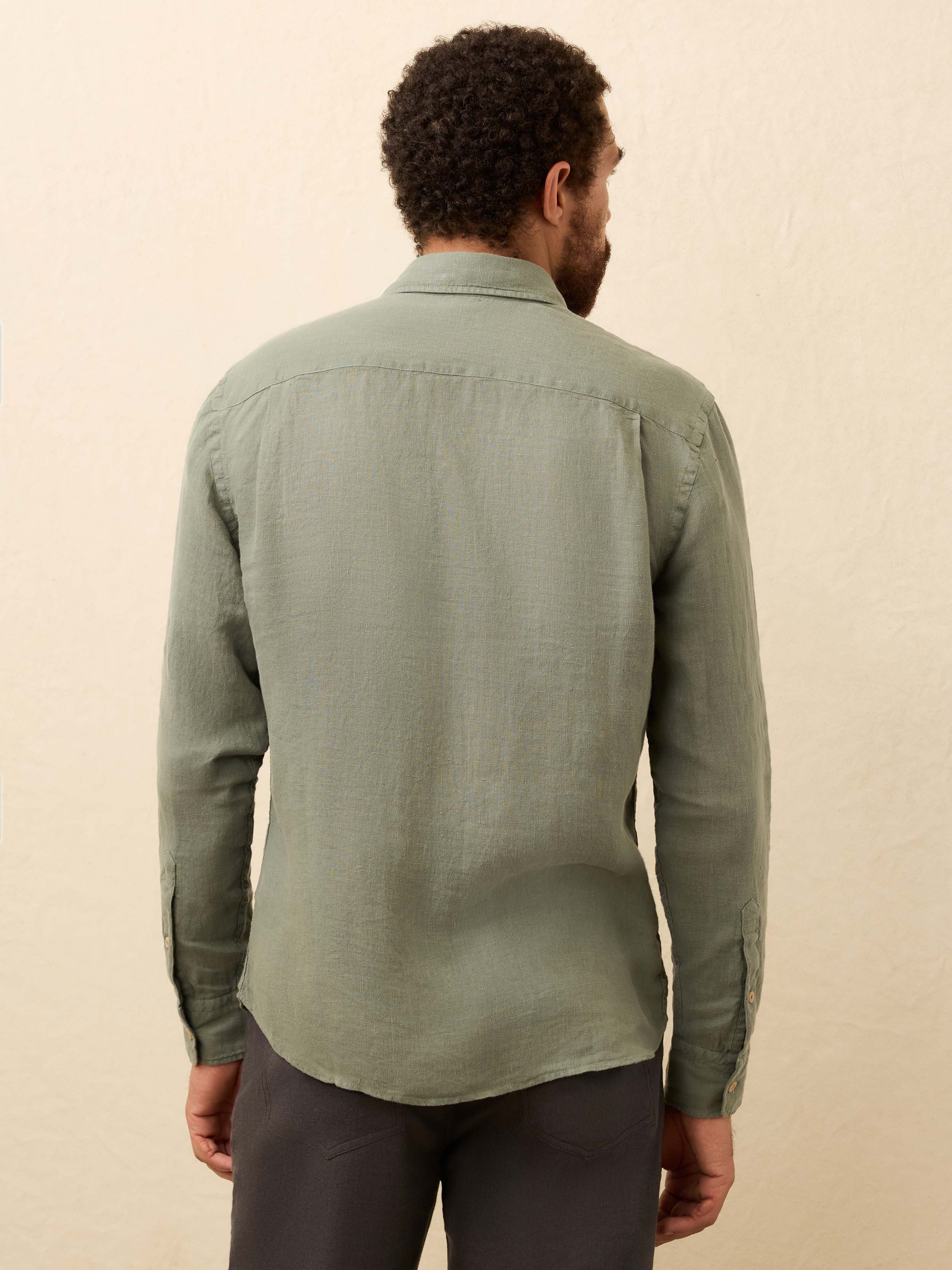 Laguna Linen Shirt - Valley Sage | Faherty Brand