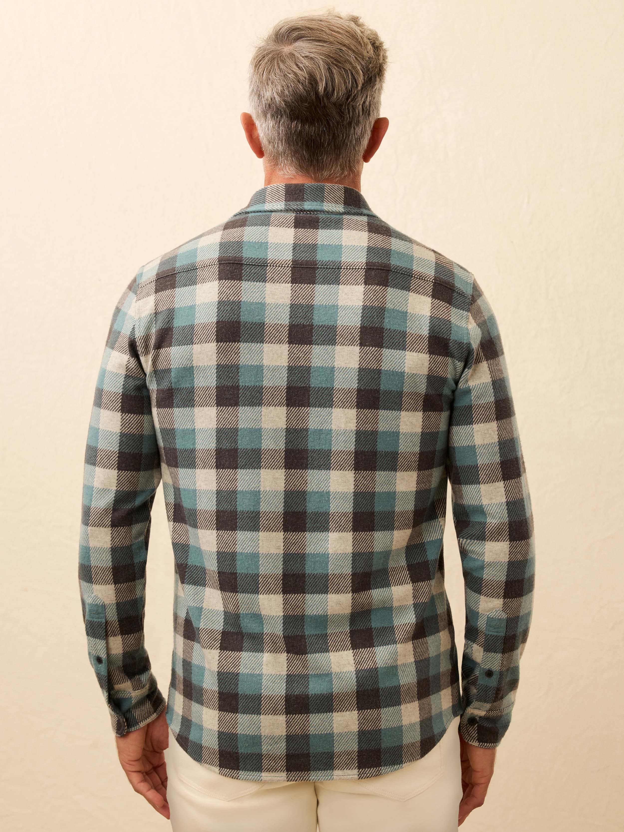Legend™ Sweater Shirt - Atlantic Stone Buffalo | Faherty Brand