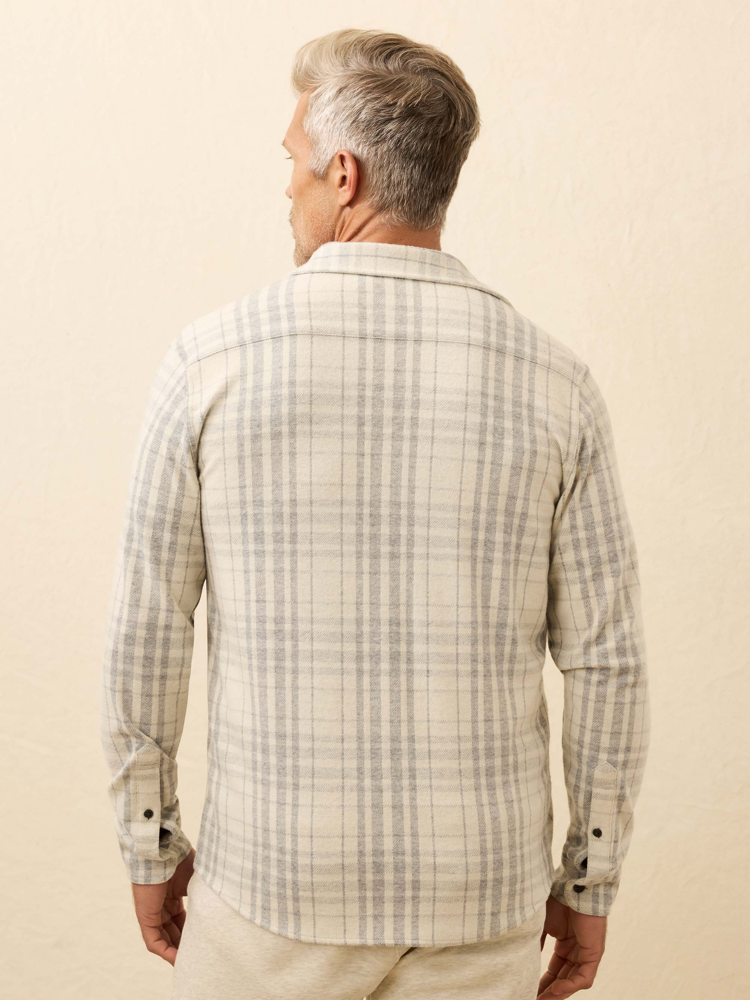Legend™ Sweater Shirt - Cloud Ridge Plaid | Faherty Brand