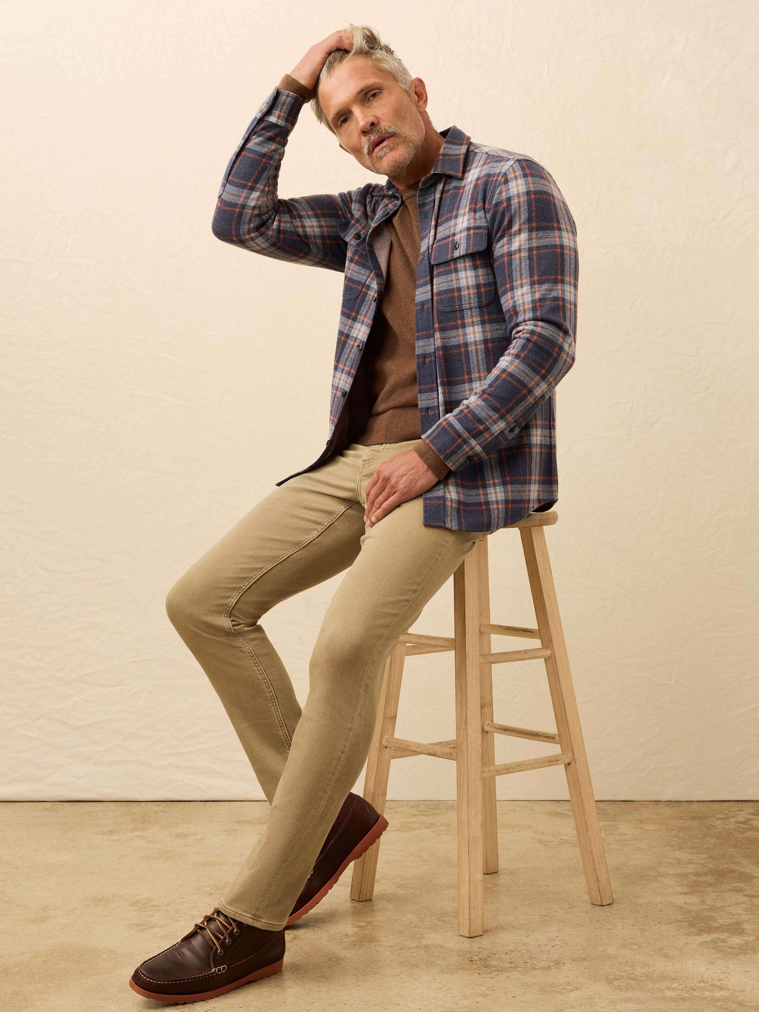 Legend™ Sweater Shirt - Foxhound Lake Plaid | Faherty Brand
