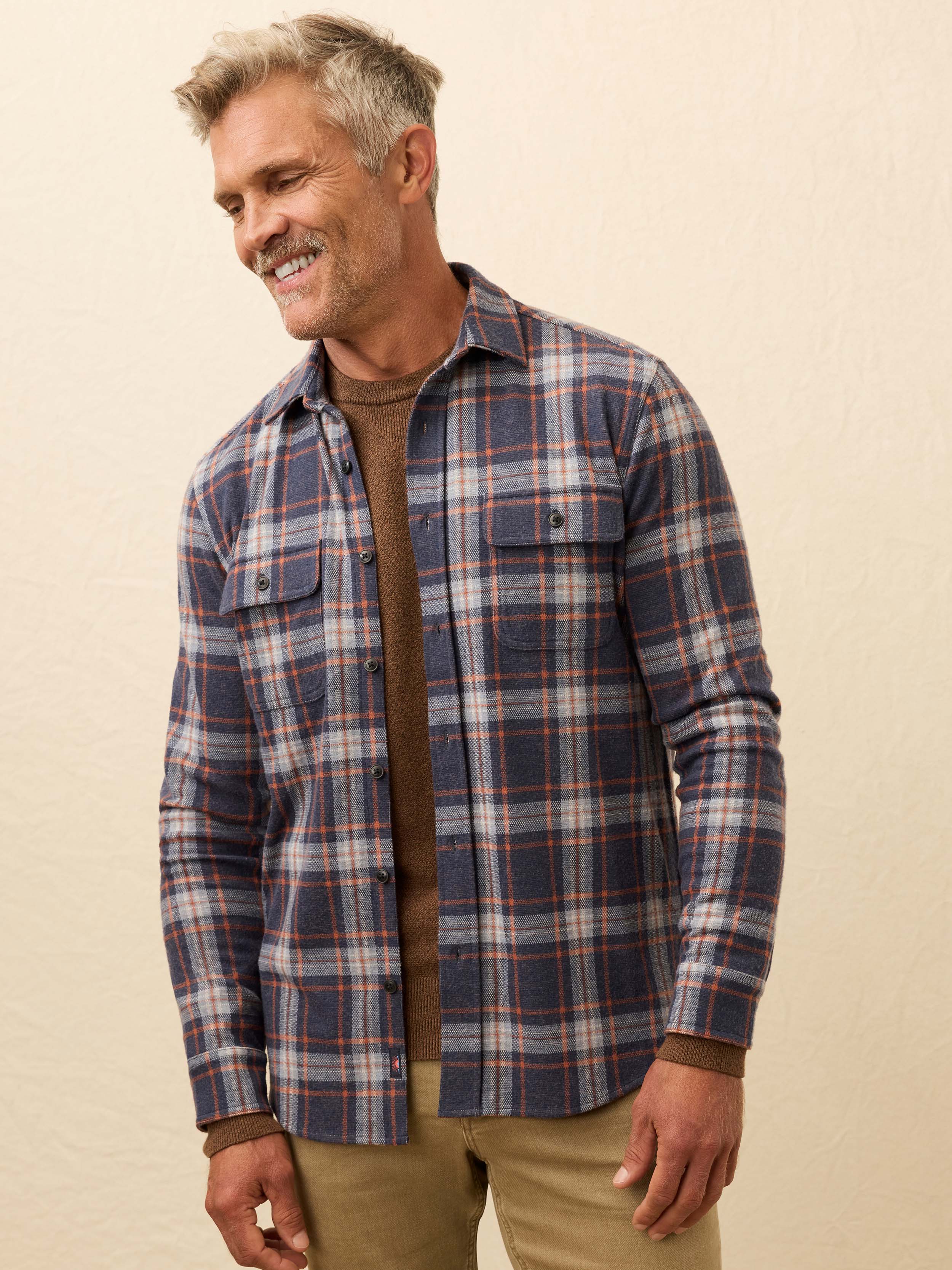Legend™ Sweater Shirt - Foxhound Lake Plaid | Faherty Brand
