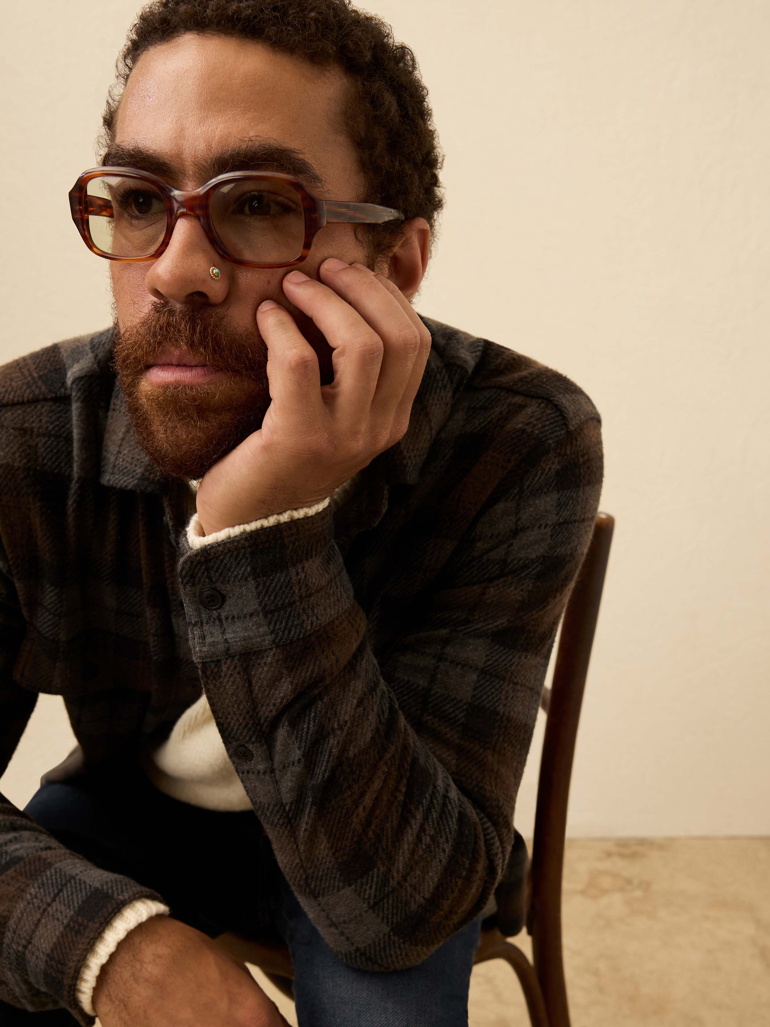 Legend™ Sweater Shirt - Grey Woods Plaid | Faherty Brand