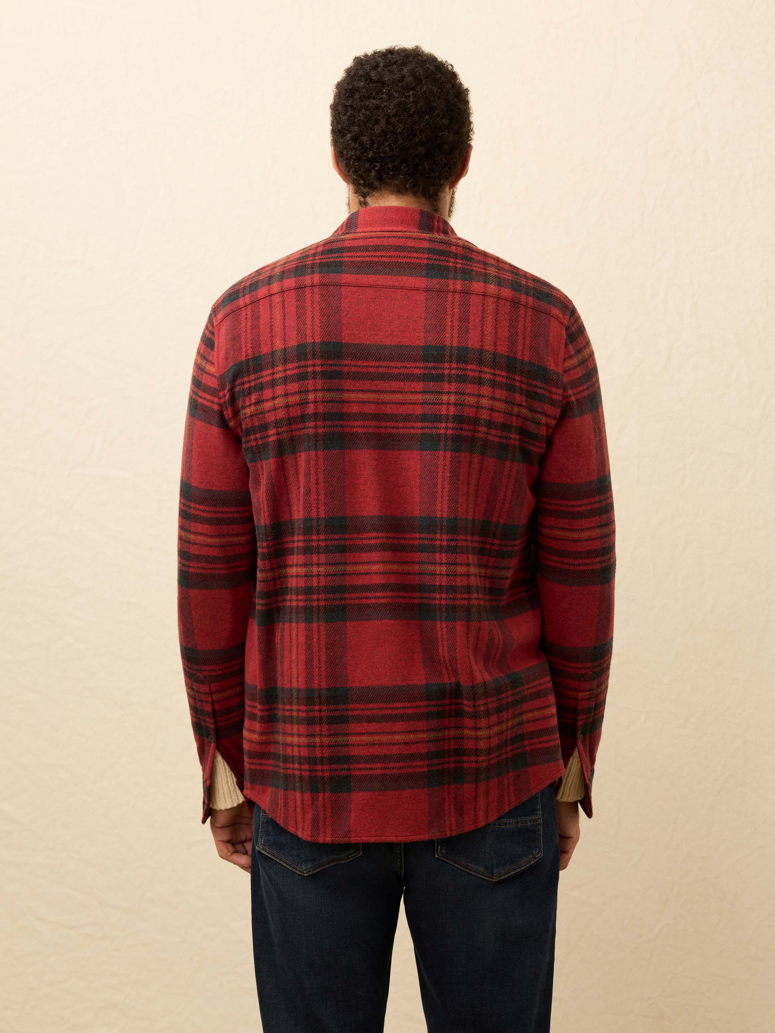 Legend™ Sweater Shirt - Red Cedar Plaid | Faherty Brand