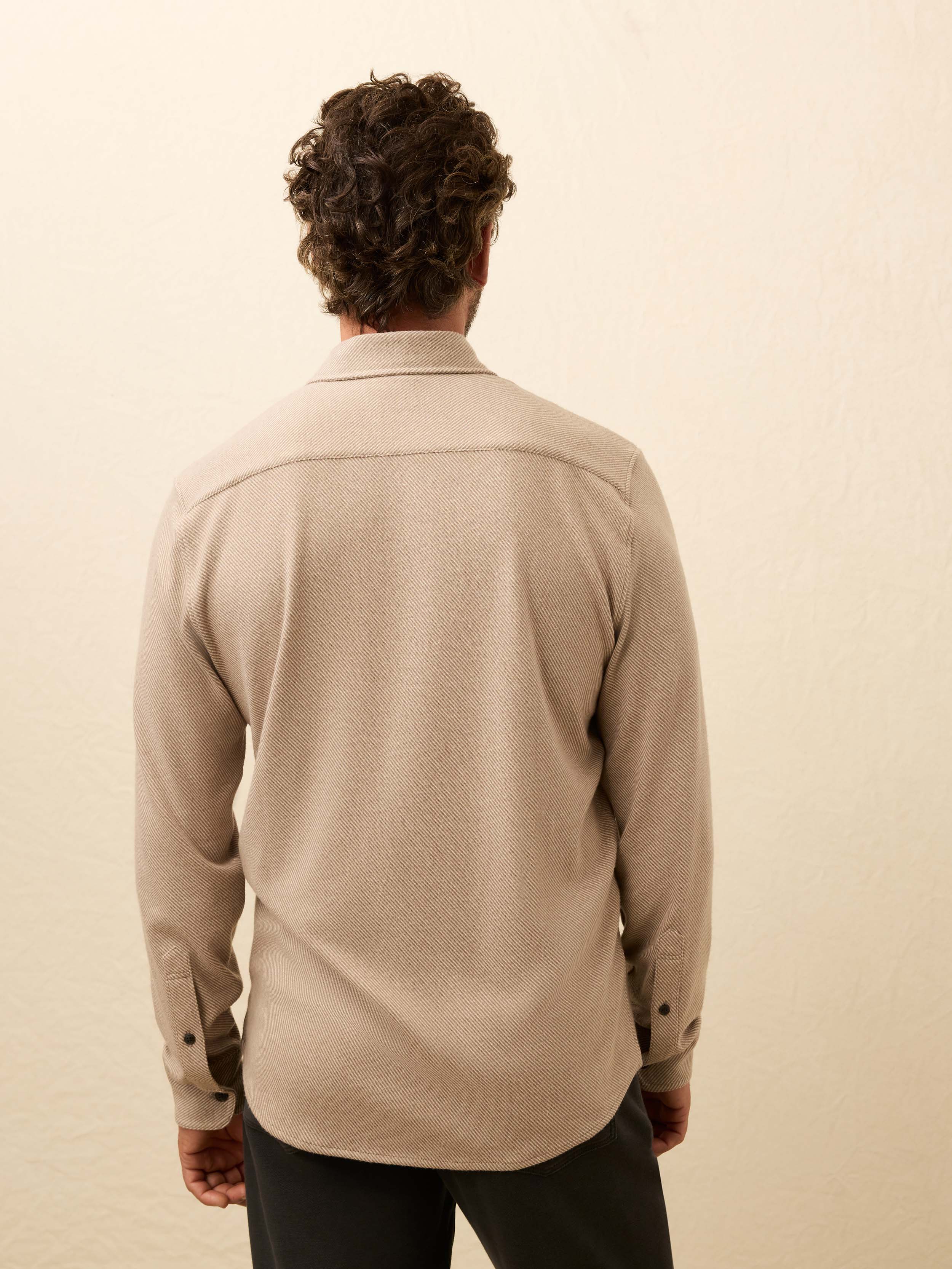 Legend™ Sweater Shirt (Single Pocket) - Timber Twill | Faherty Brand