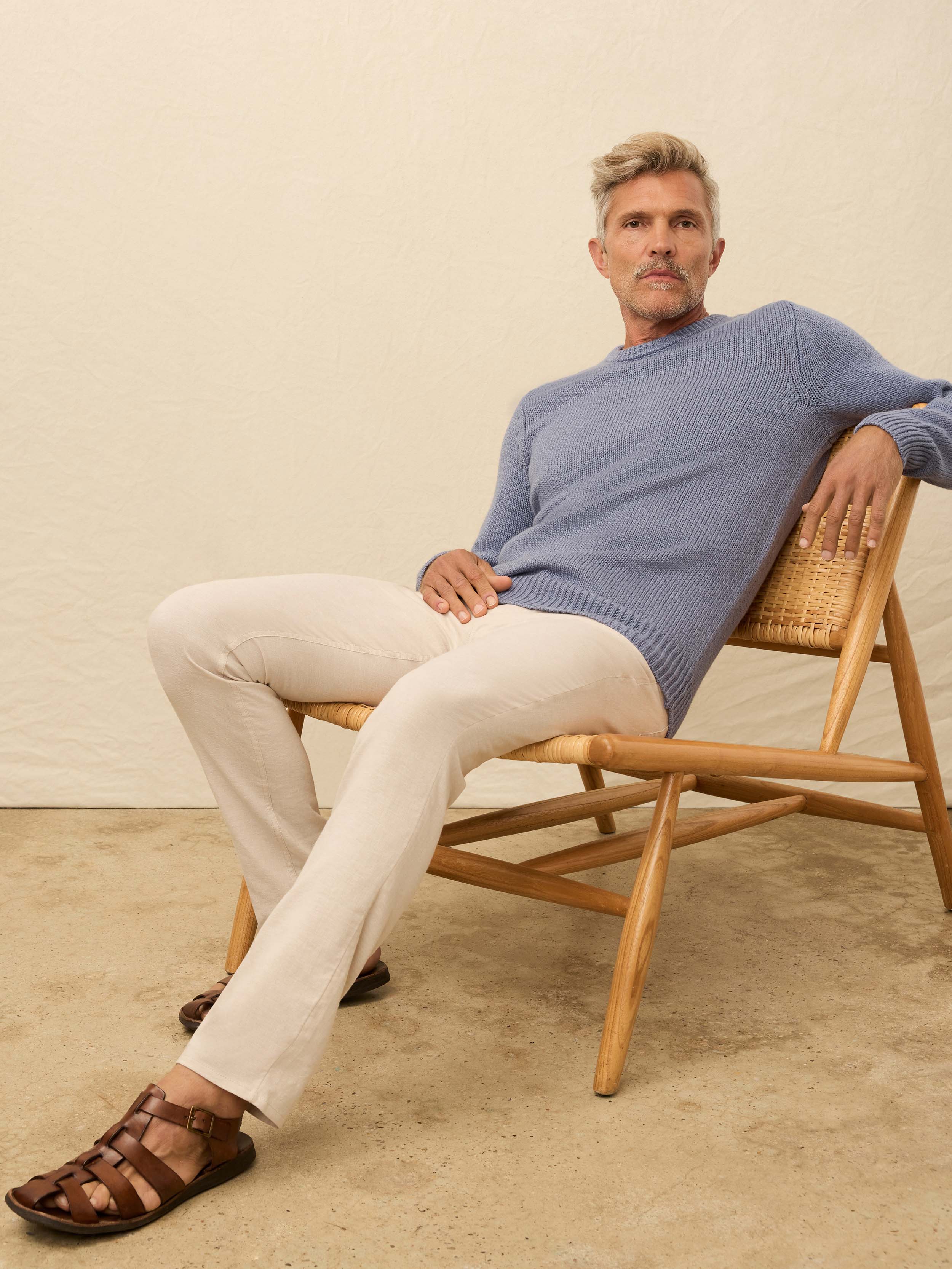 Heirloom Crewneck Sweater - Flint | Faherty Brand