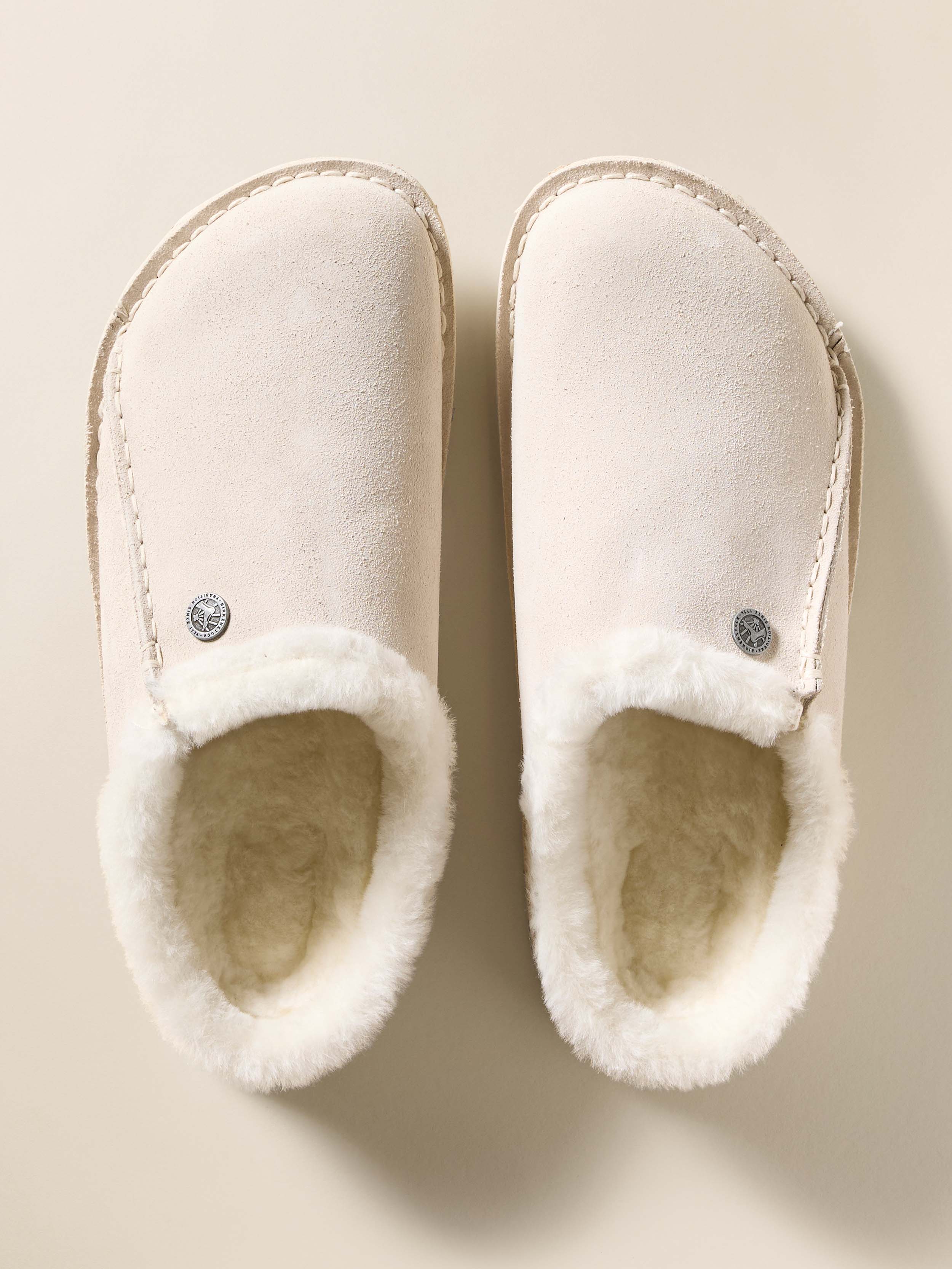 Birkenstock Zermatt Premium Slipper - Antique White | Faherty Brand