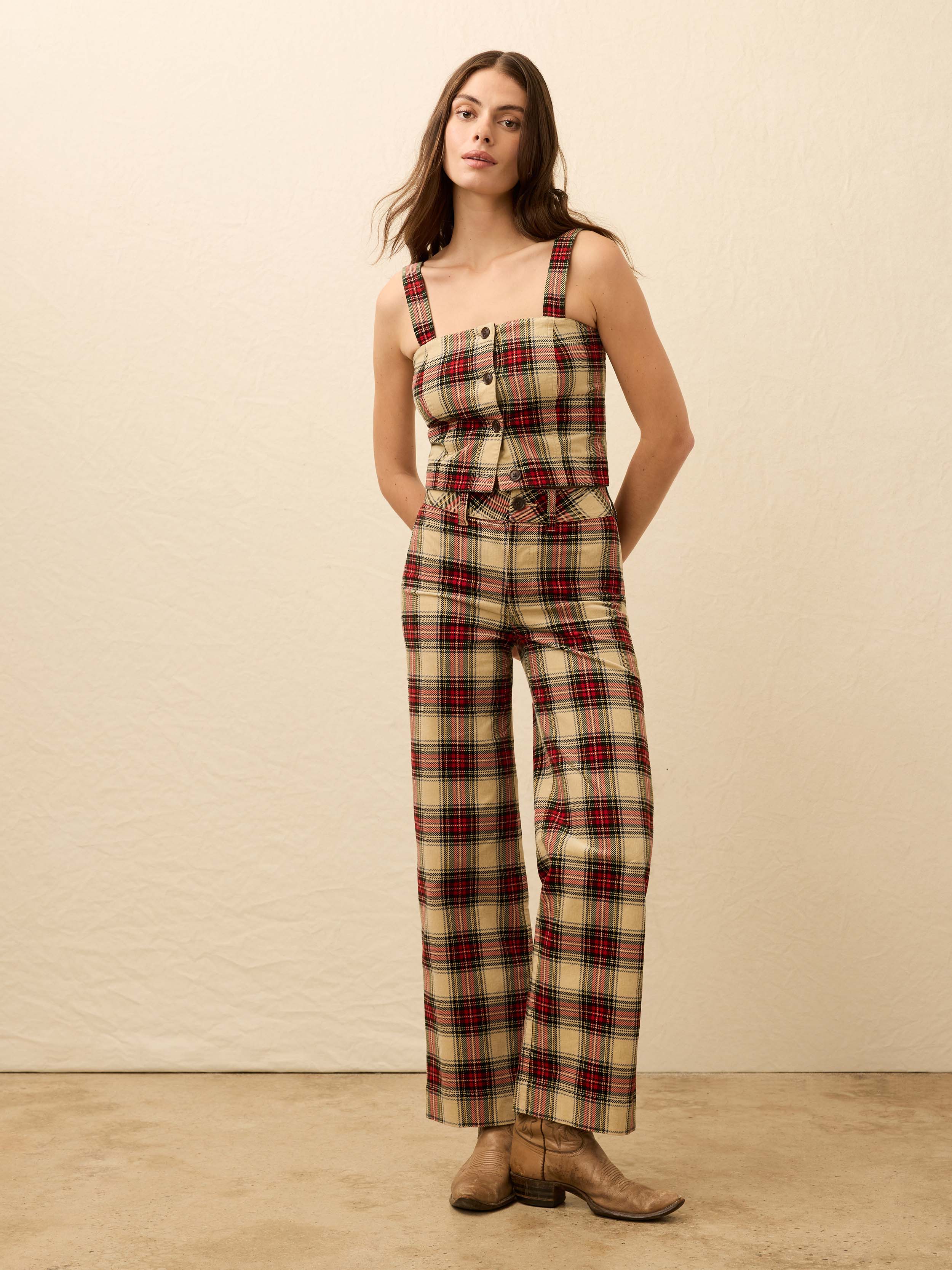 High Ridge Corduroy Pant - Winterstone Plaid | Faherty Brand