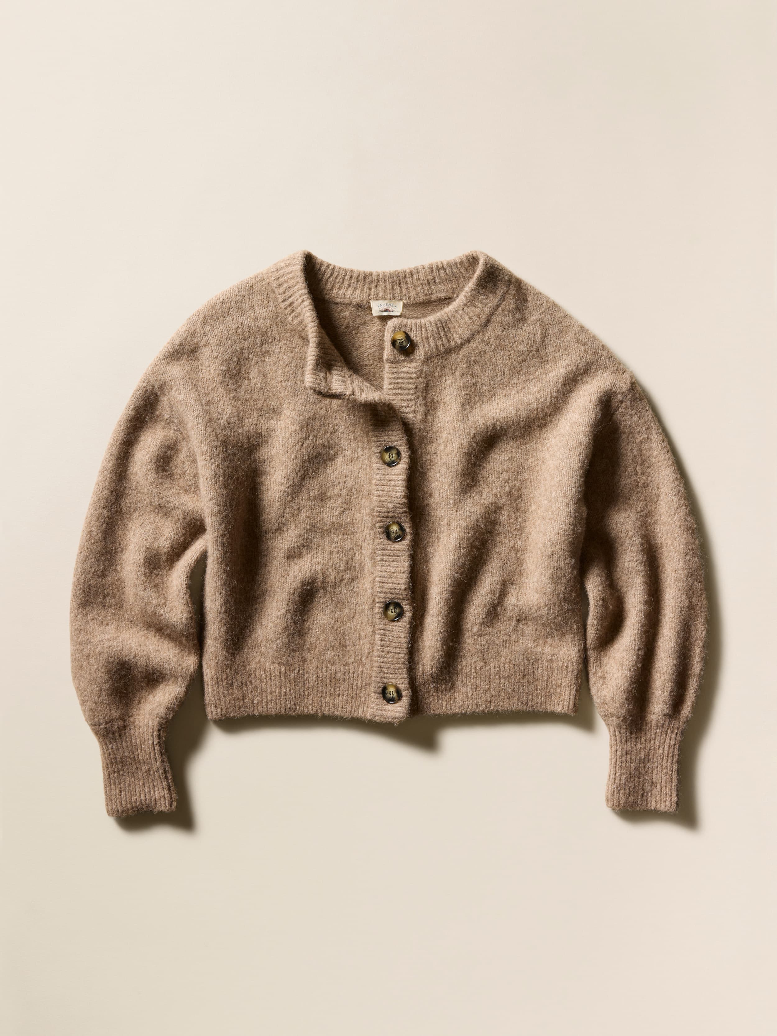 Alpine Cozy Cardigan - Toffee | Faherty Brand