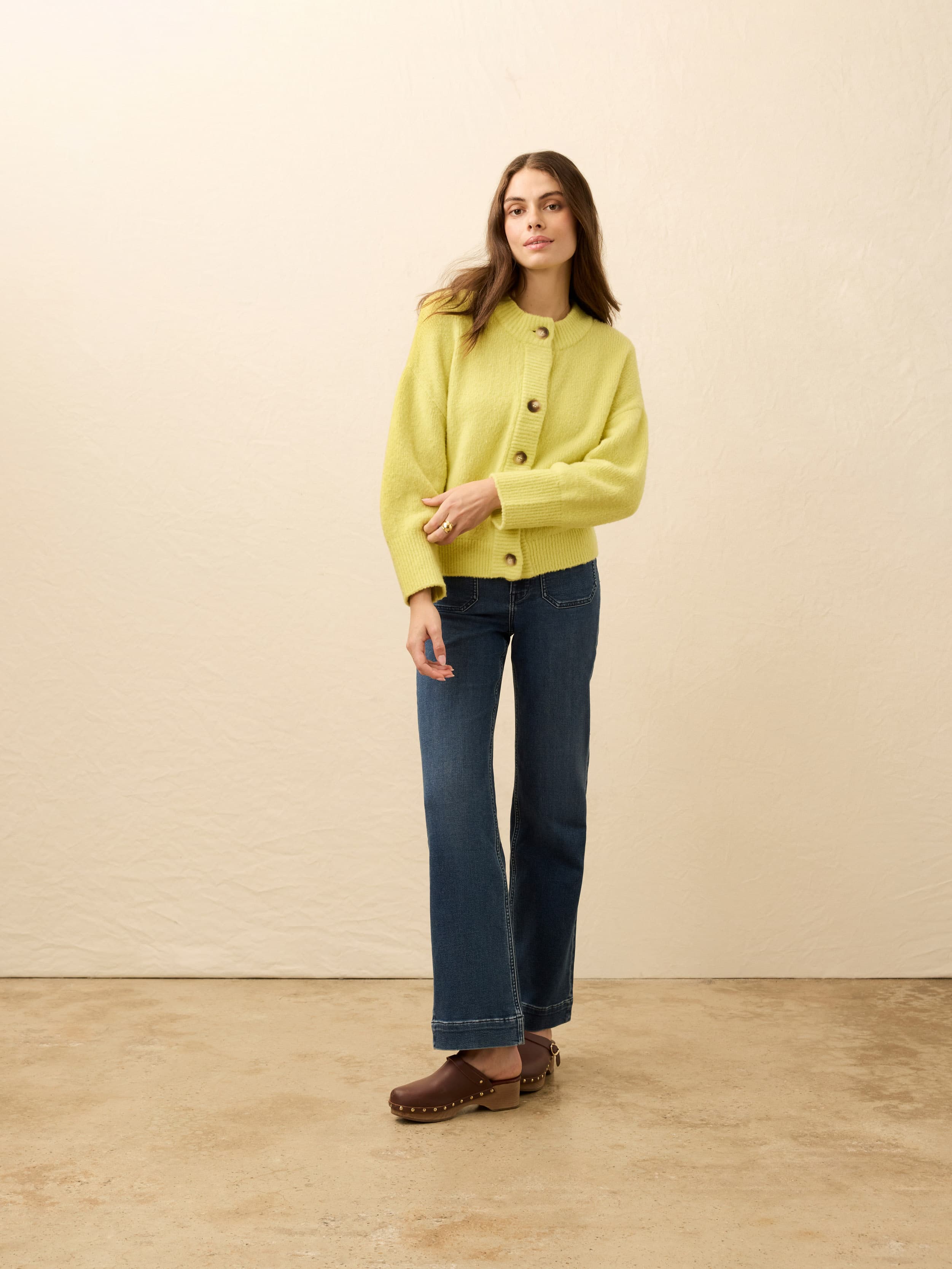 Alpine Cozy Cardigan - Citrus Shore | Faherty Brand