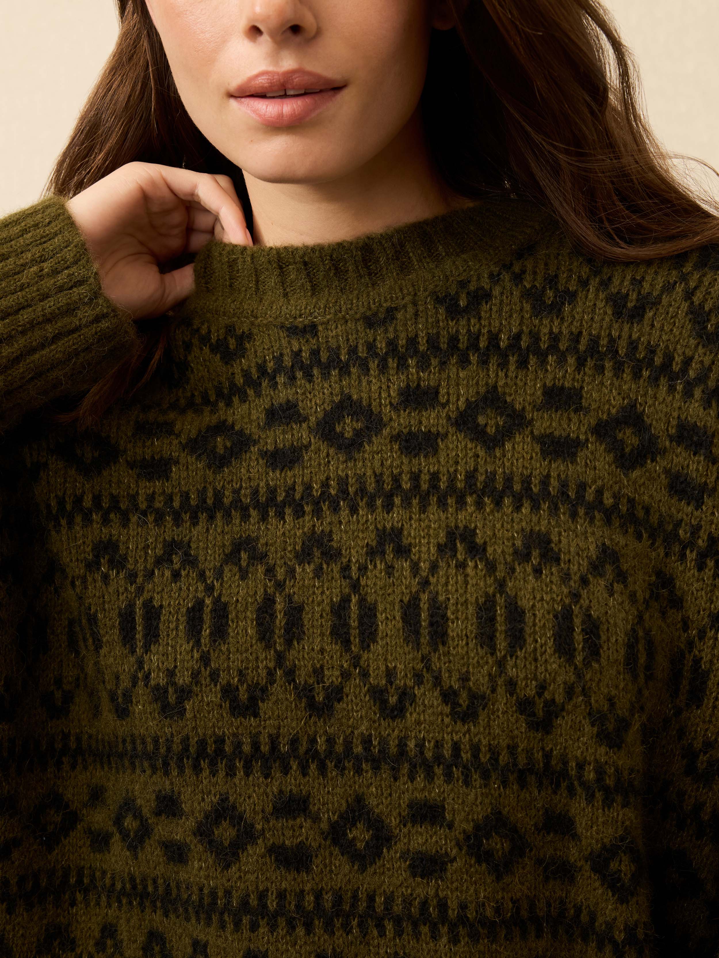 Midnight Bay Crew - Olive | Faherty Brand