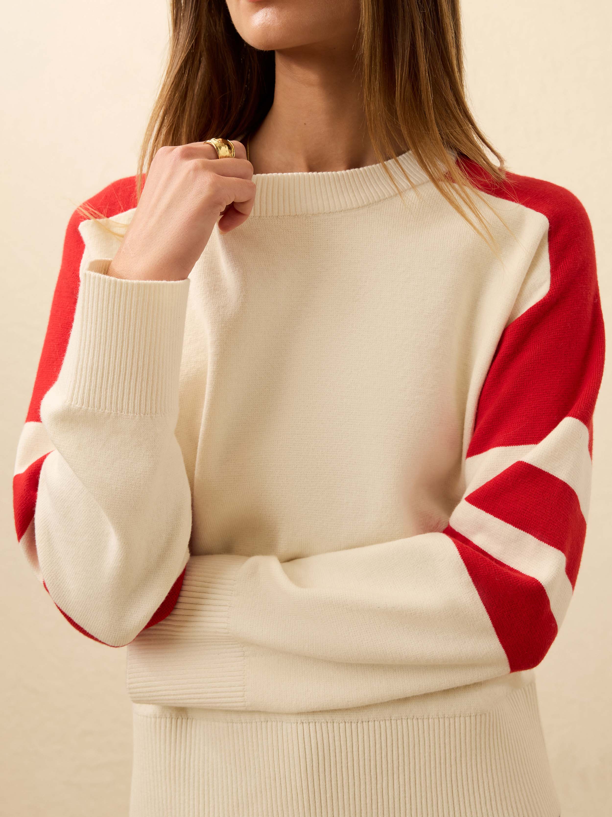 Throwback Crew - Peppermint Red | Faherty Brand