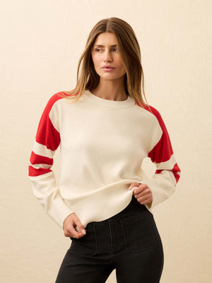 Throwback Crew - Peppermint Red