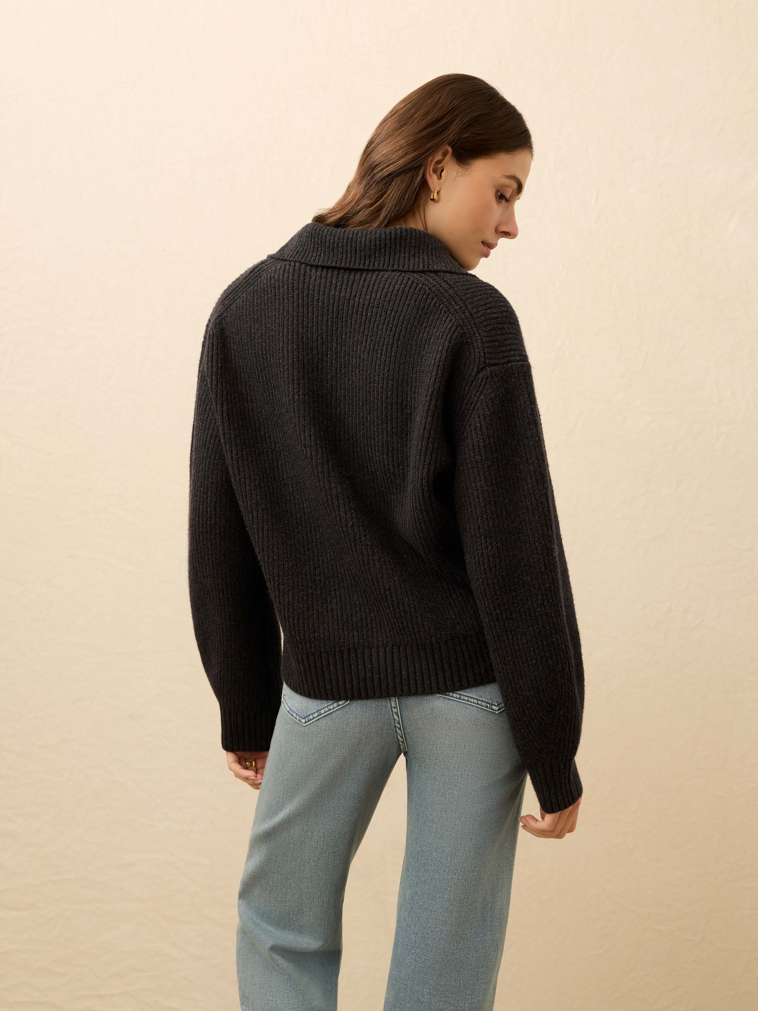 Jackson Quarter Zip - Charcoal Heather | Faherty Brand