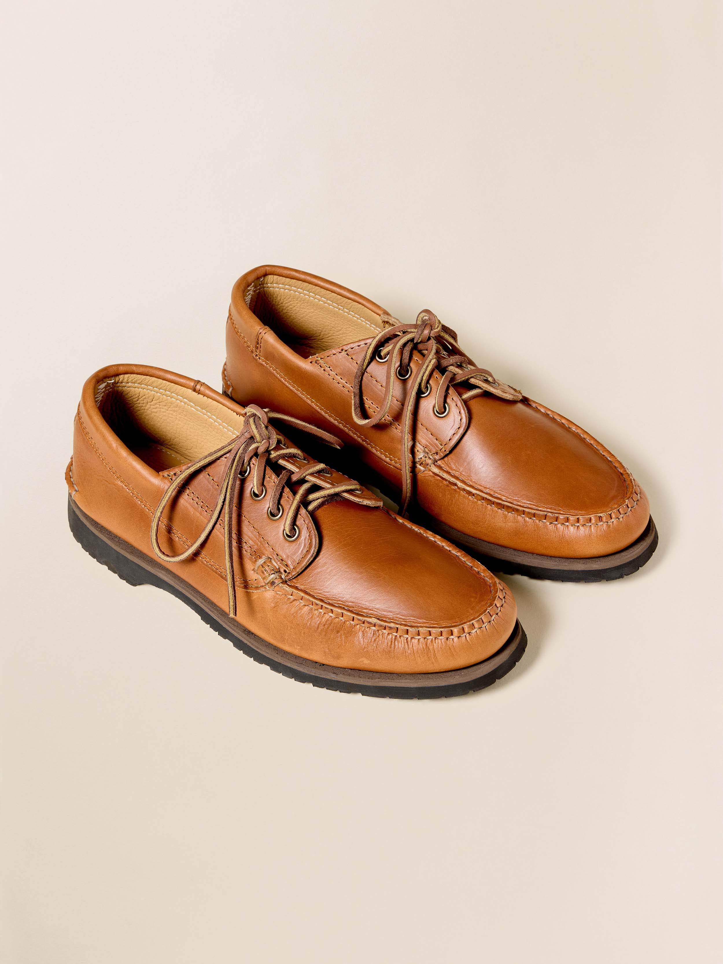 Quoddy Maliseet - Whiskey Black Mini Lug | Faherty Brand