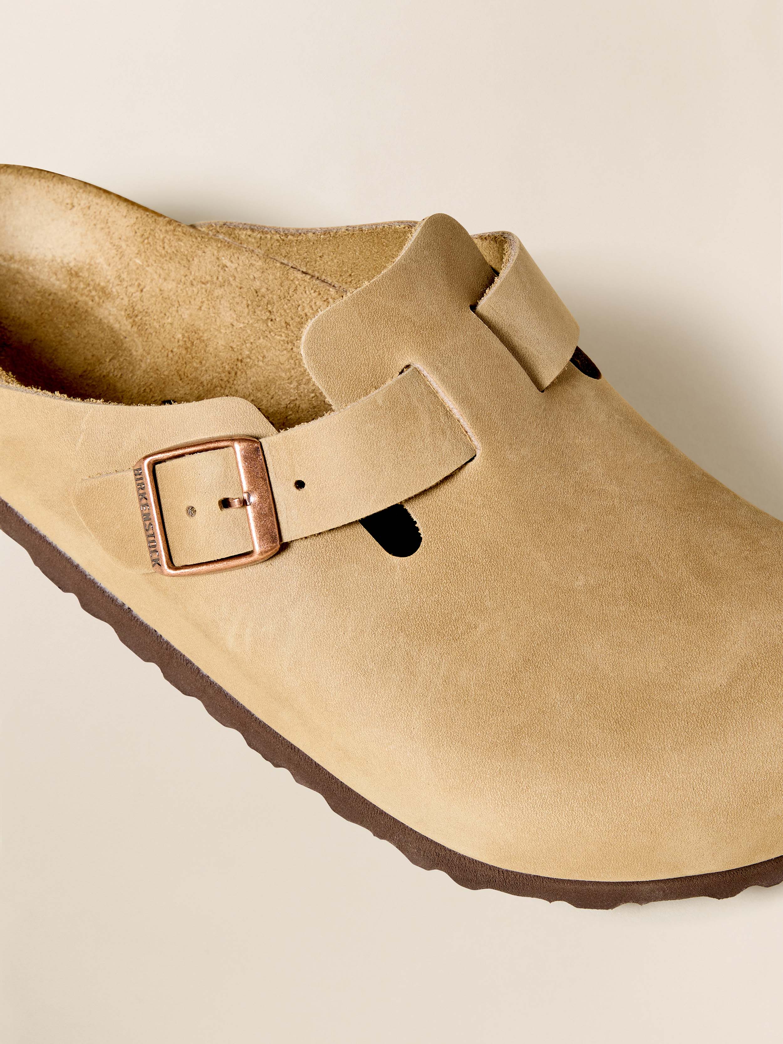 Birkenstock Unisex Oiled Boston - Tobacco | Faherty Brand