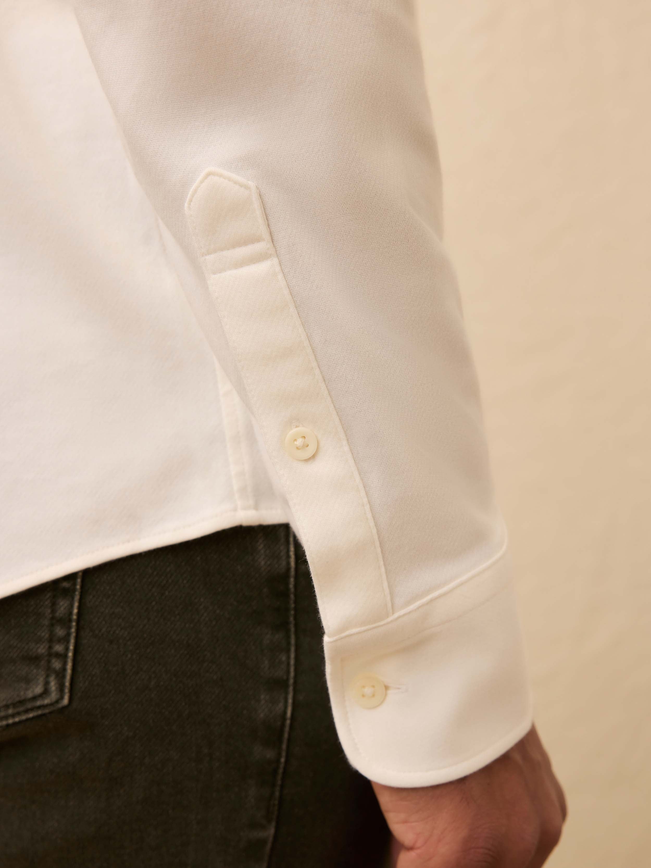 Coastline Knit Shirt - White Wall | Faherty Brand