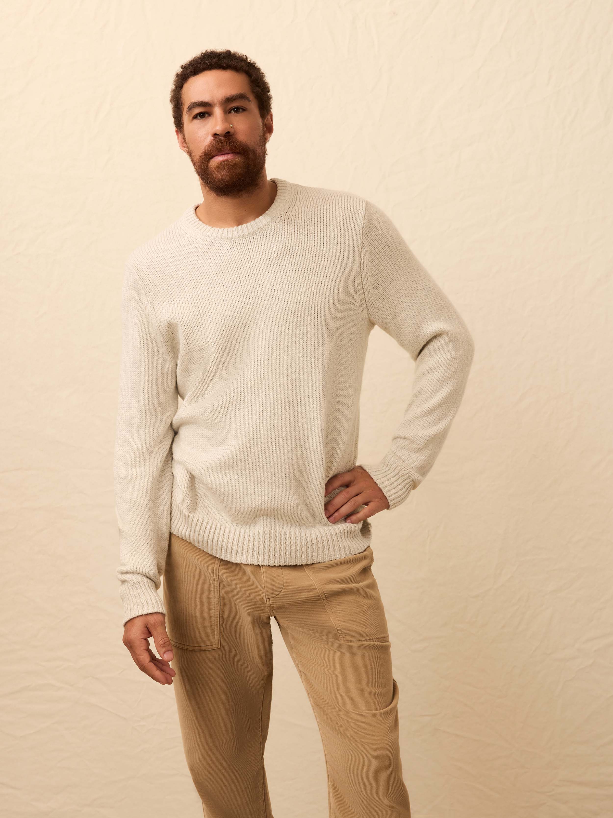 Heirloom Crewneck Sweater - Heather Grey | Faherty Brand