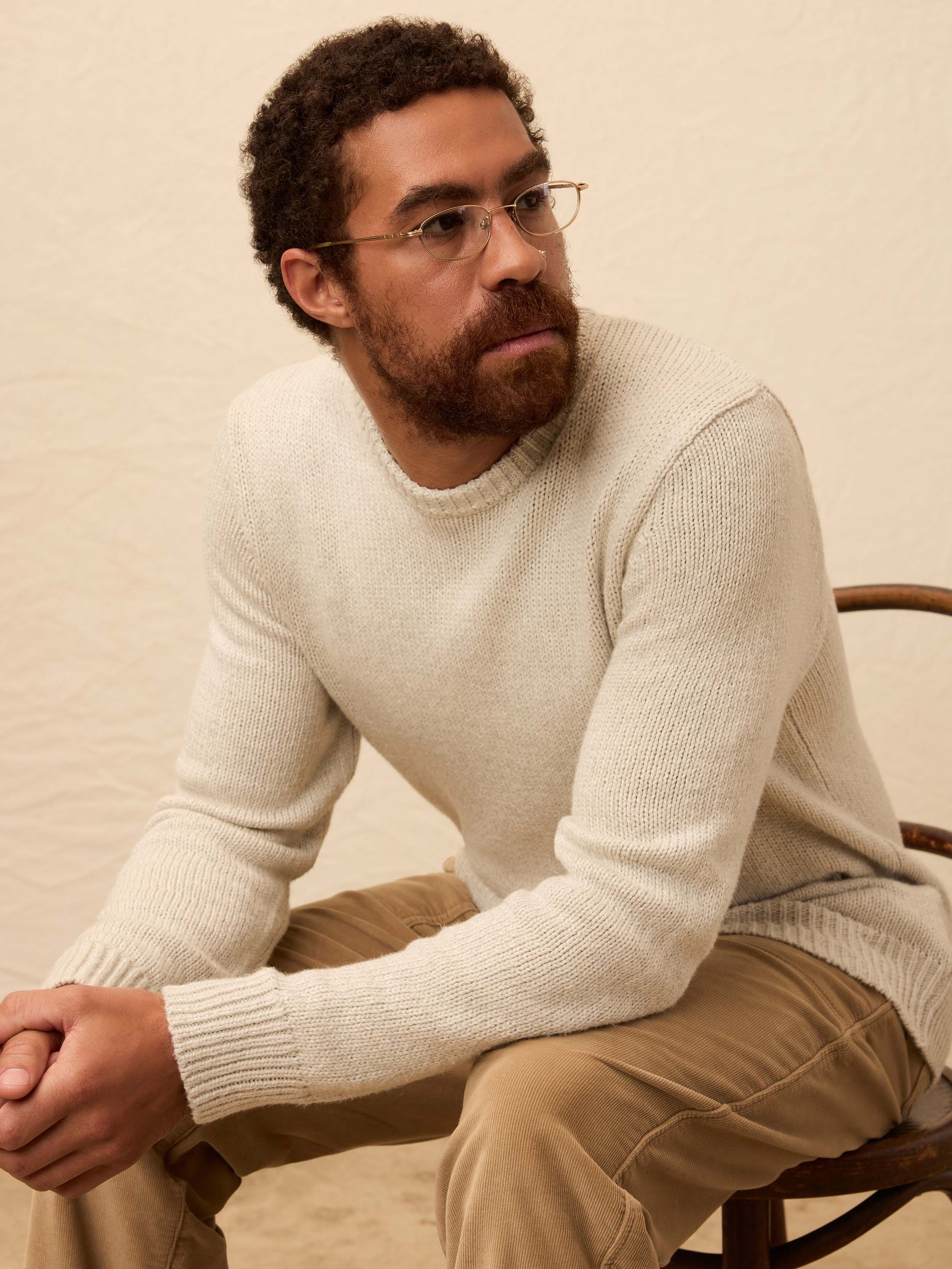 Heirloom Crewneck Sweater - Heather Grey | Faherty Brand