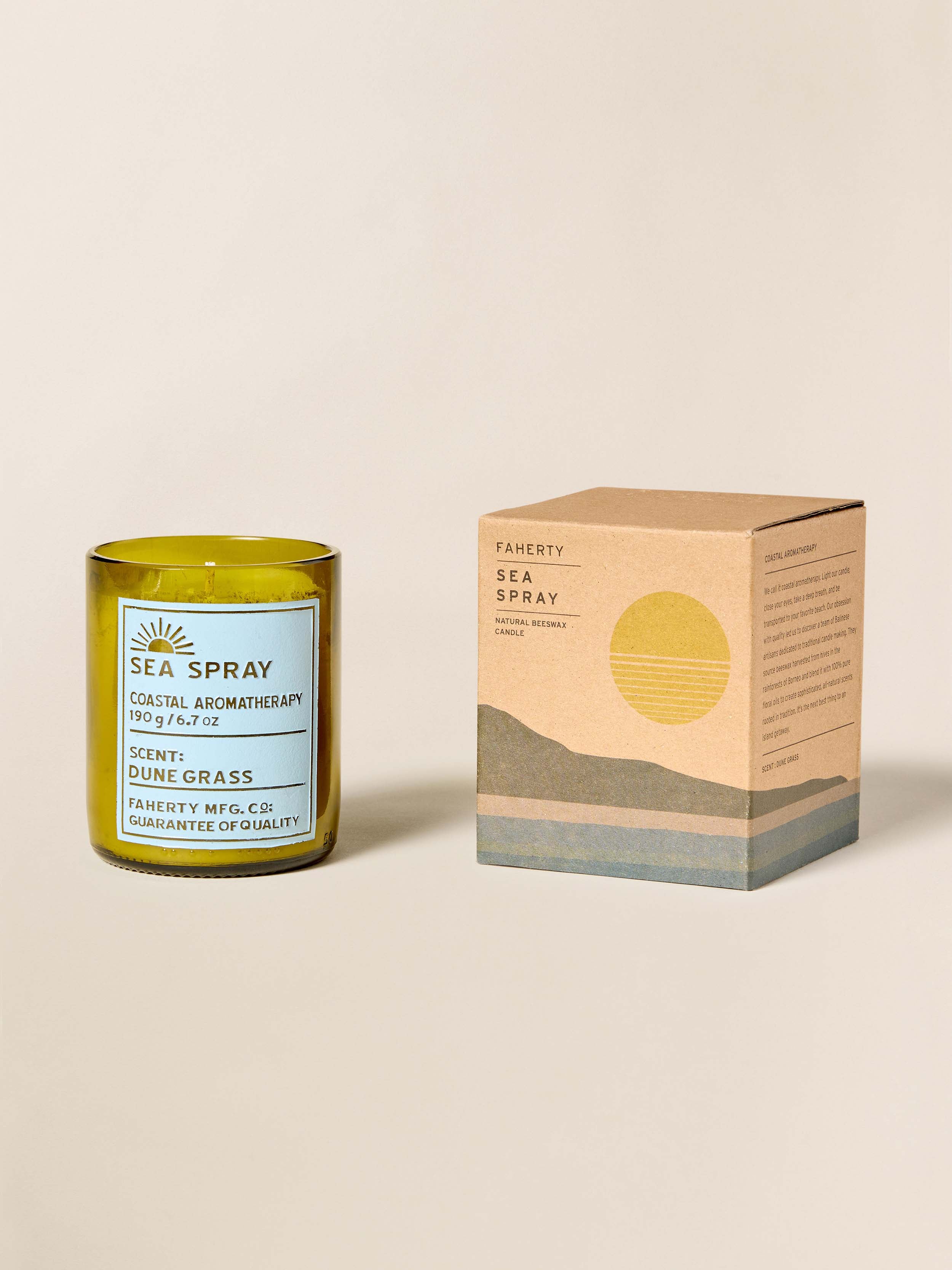 Coastal Aromatherapy Candle - Sea Spray | Faherty Brand