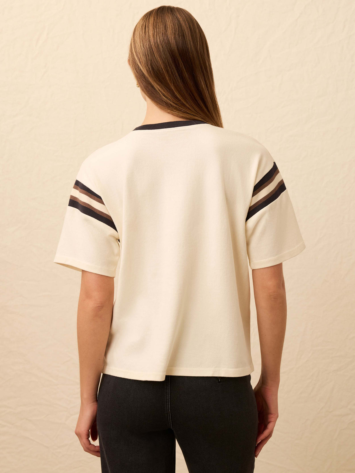  | Sport Jersey Throwback Tee - Phantom Varsity | Faherty Brand, image 5 of 6