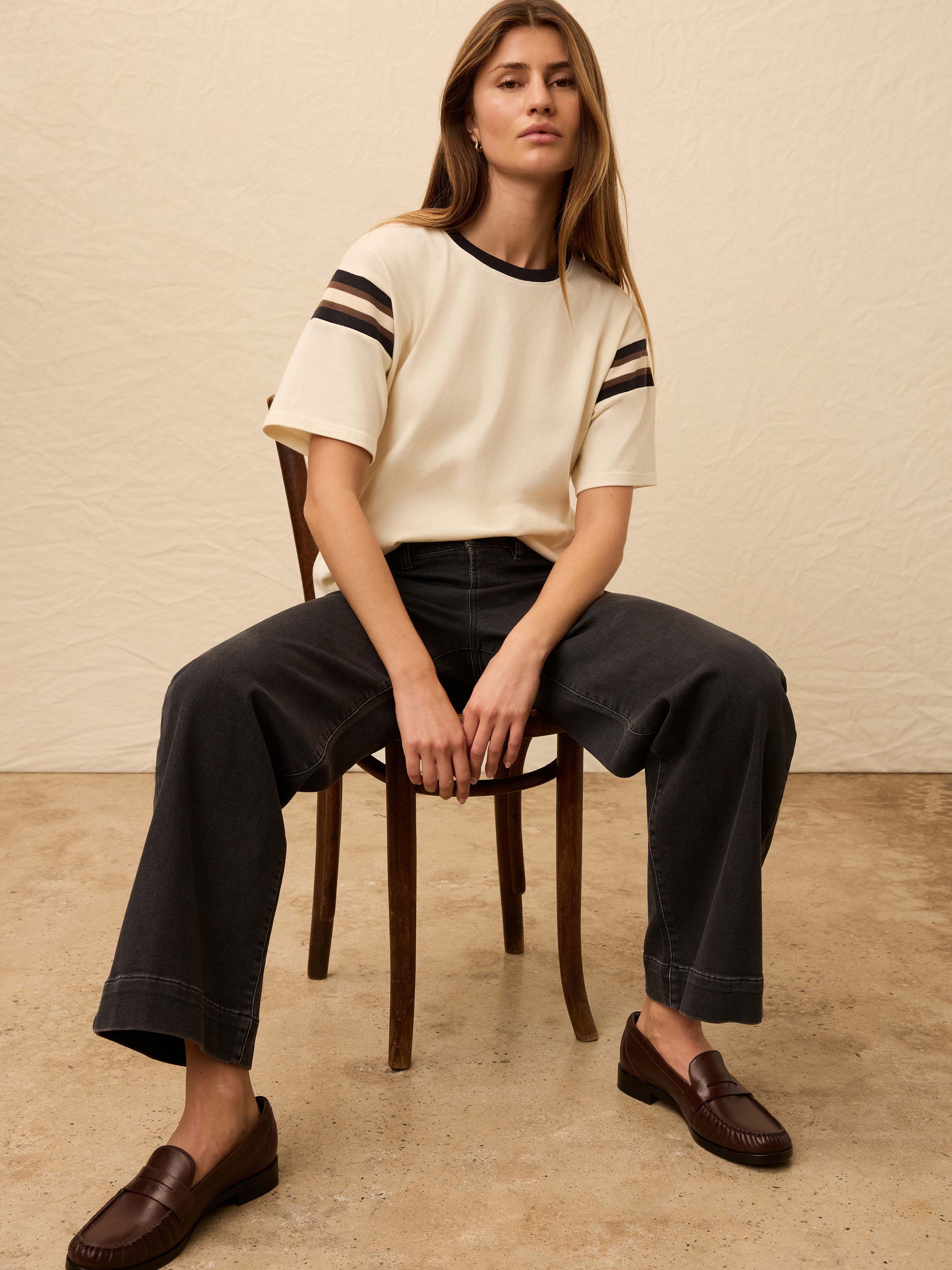 Sport Jersey Throwback Tee - Phantom Varsity | Faherty Brand