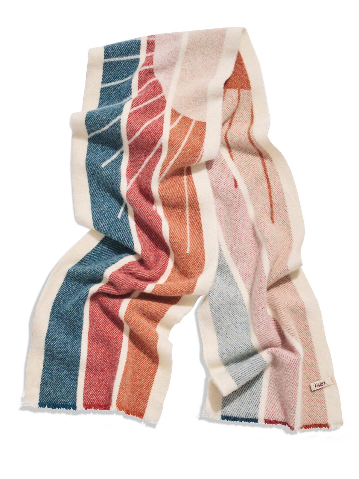 Sun And Wave Scarf - Ivory, image 3 of 5