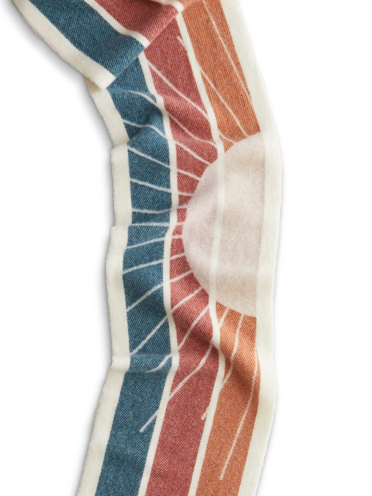 Sun And Wave Scarf - Ivory, image 4 of 5