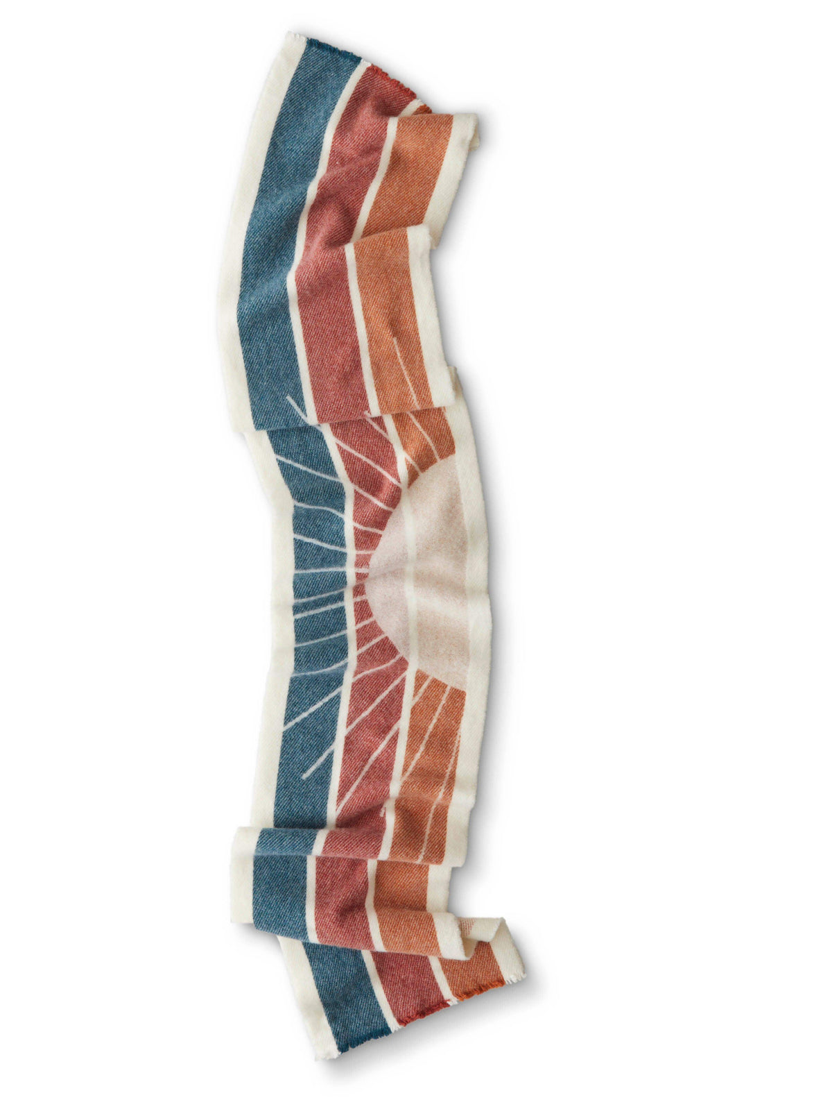 Sun And Wave Scarf - Ivory, image 2 of 5