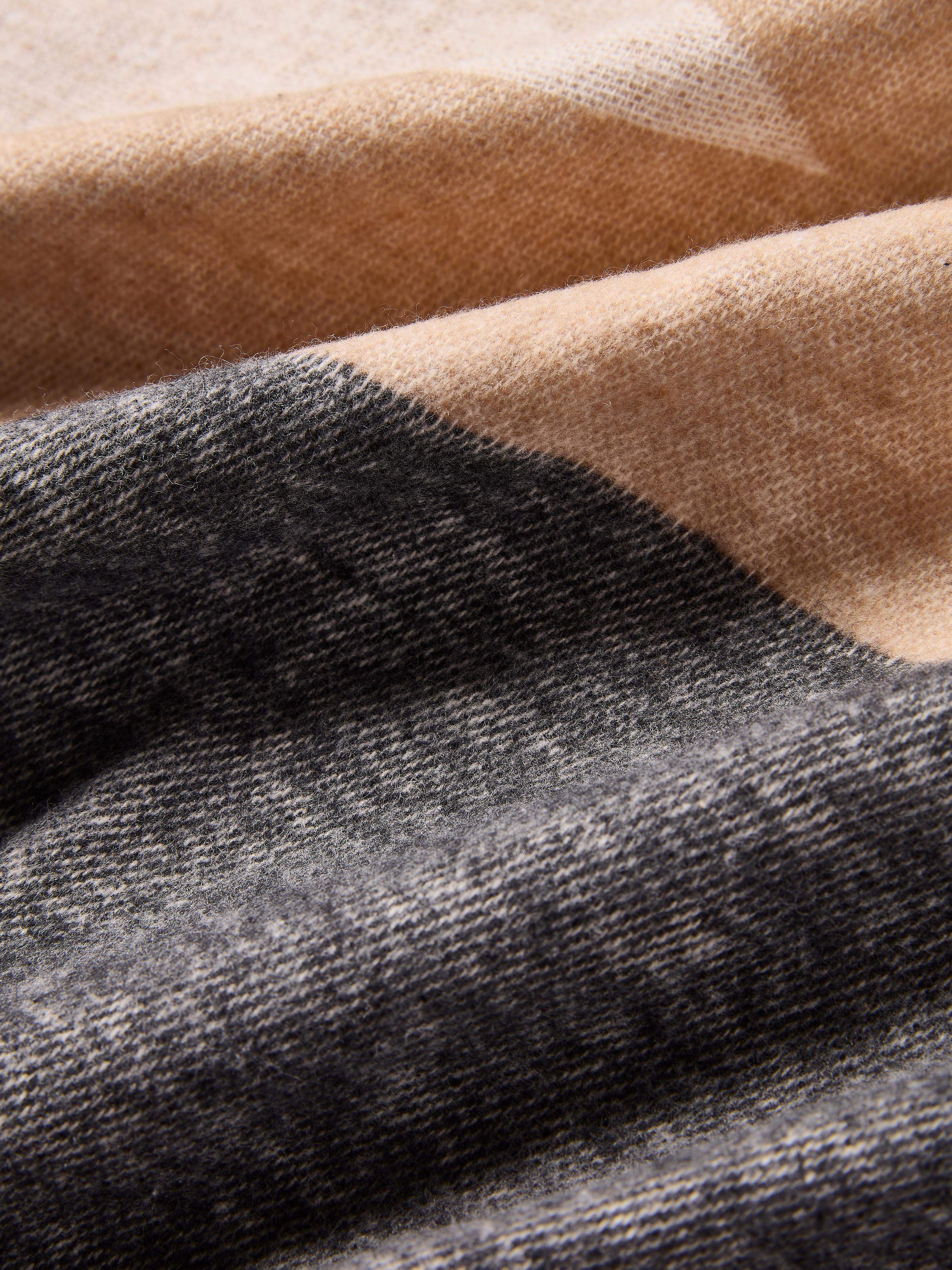 Thunder Voice Eagle Brushed Recycled Cotton Blanket - Iron Ridge | Faherty Brand