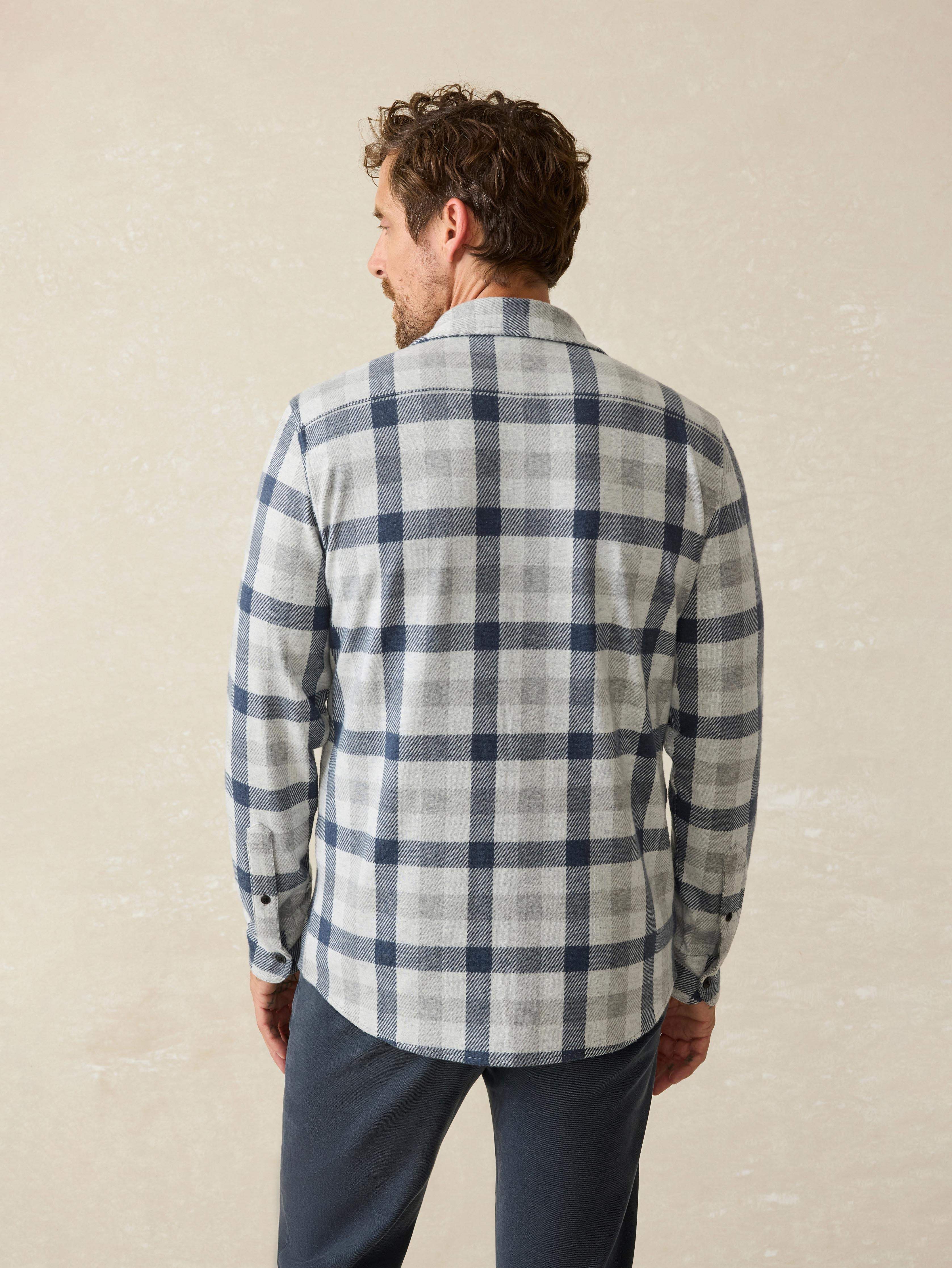 Legend™ Sweater Shirt - Snowy Night Check | Faherty Brand