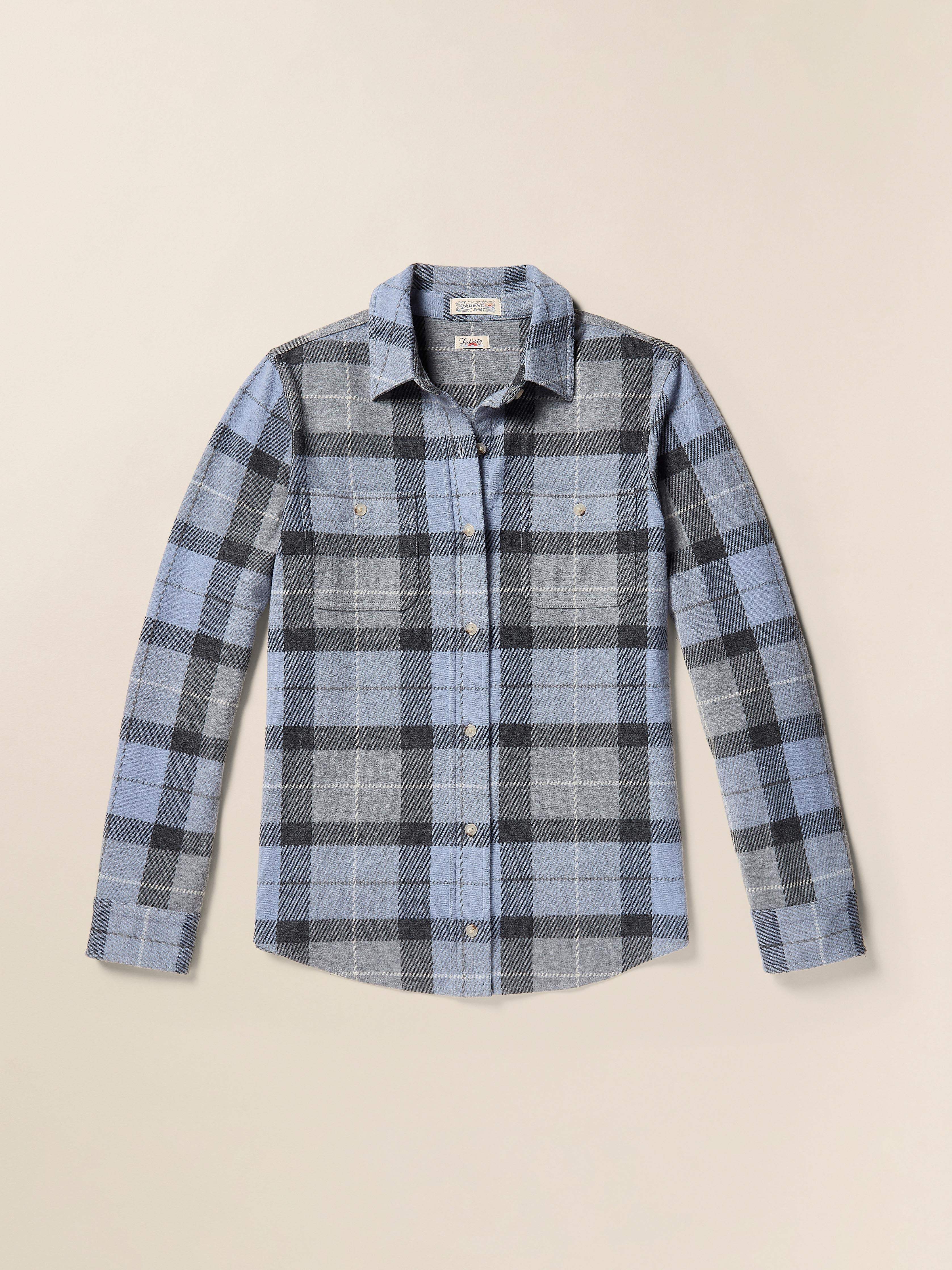 Legend™ Sweater Shirt - True North Plaid | Faherty Brand