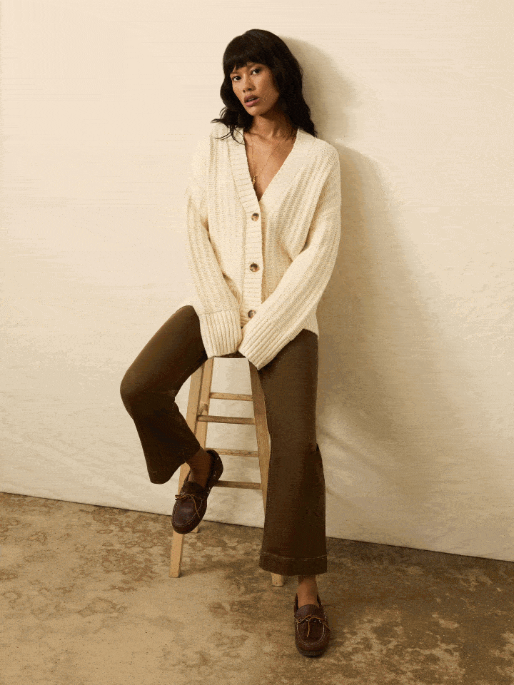 How To Style Heirloom Cotton Sweater ezgif