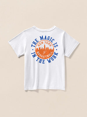 Jalen Brunson Kids Sunwashed Tee - White