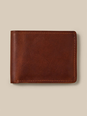 Leather Bi-Fold Wallet - English Tan