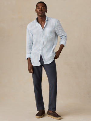 Stretch Terry 5-Pocket Pant - Navy