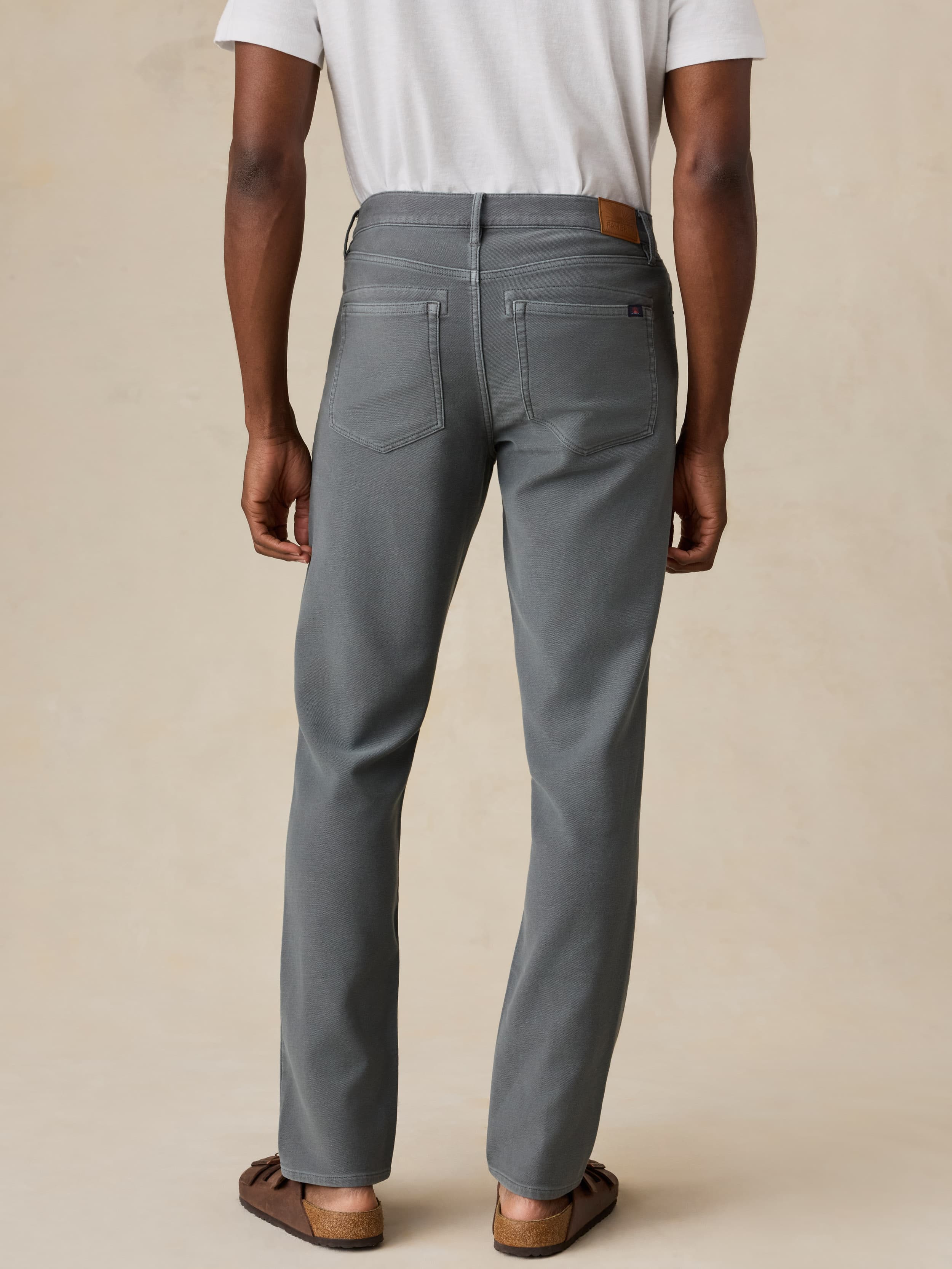 Stretch Terry 5-Pocket Pant - Slate | Faherty Brand