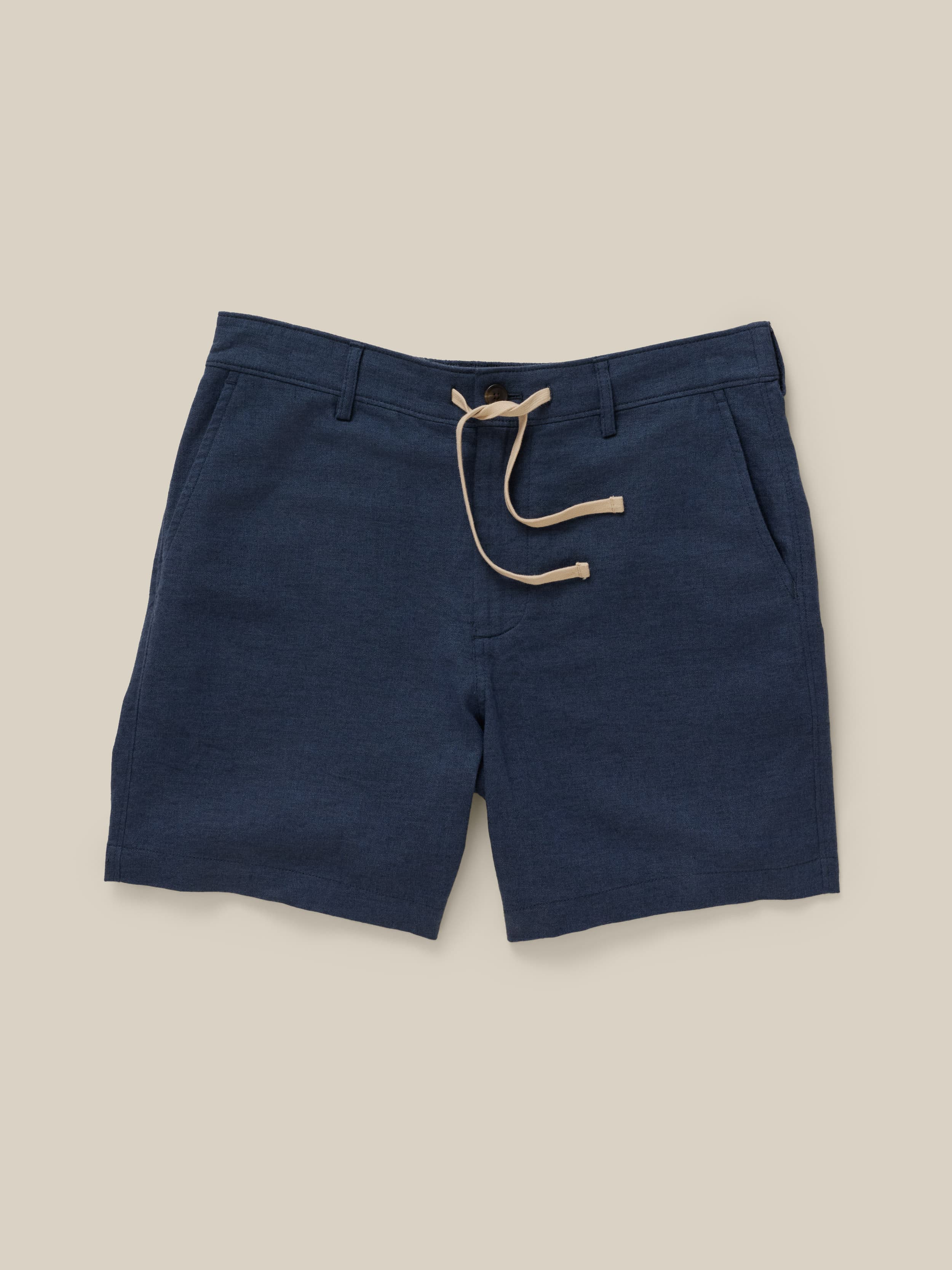 Movement™ Linen Drawstring Short - Deep Sea Navy | Faherty Brand
