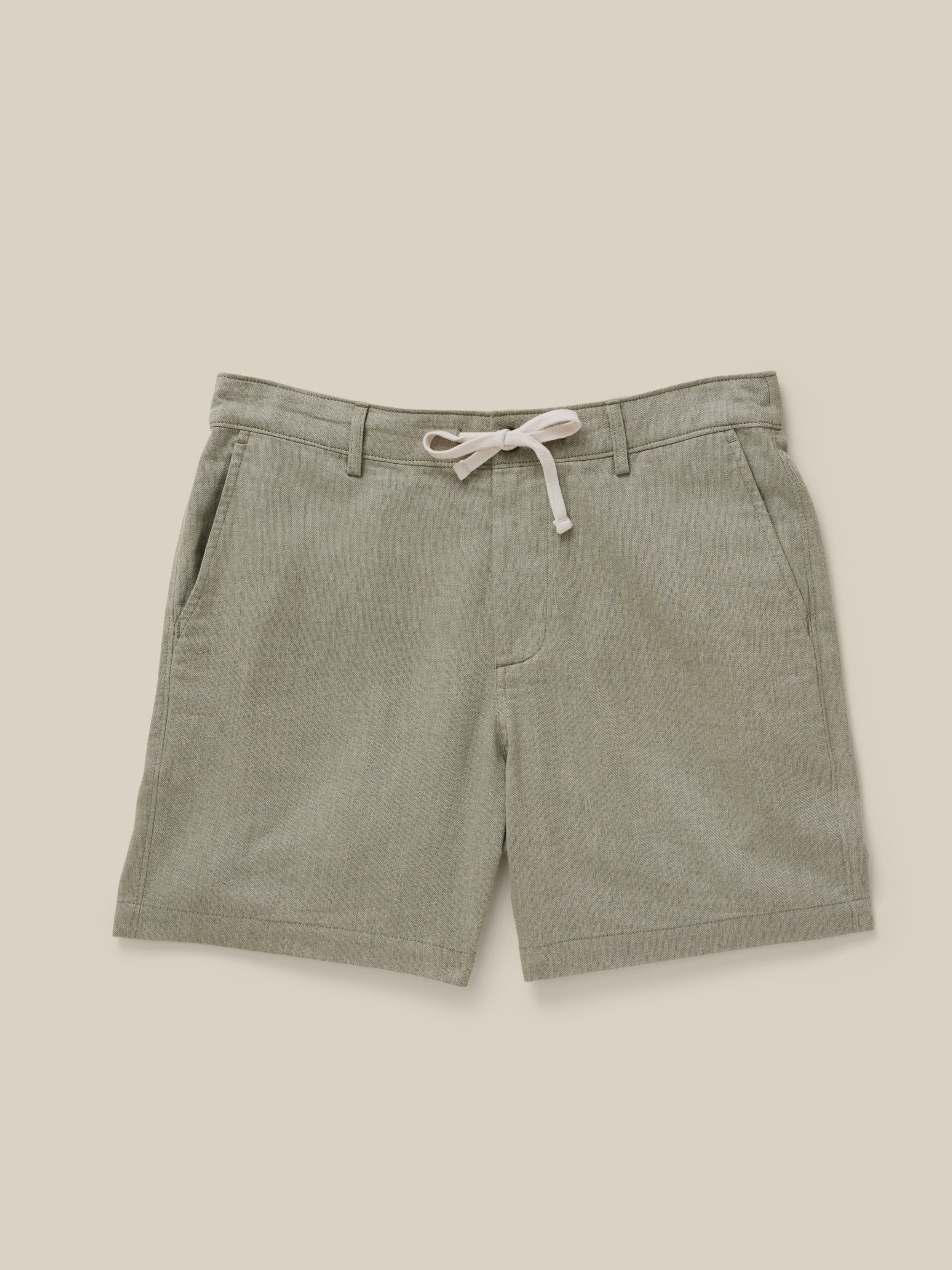 Movement™ Linen Drawstring Short - Sage Cliff | Faherty Brand