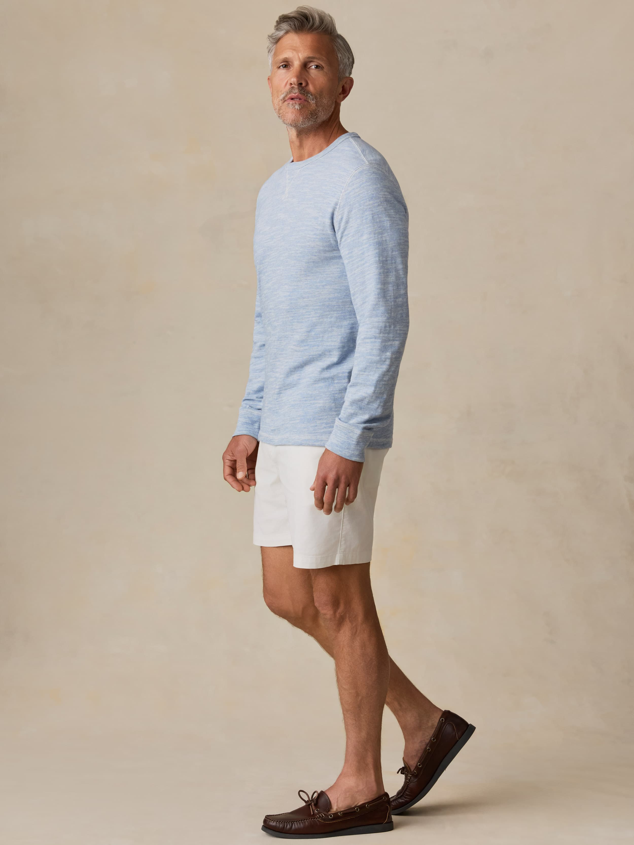 Essential Drawstring Short - Boneyard White | Faherty Brand