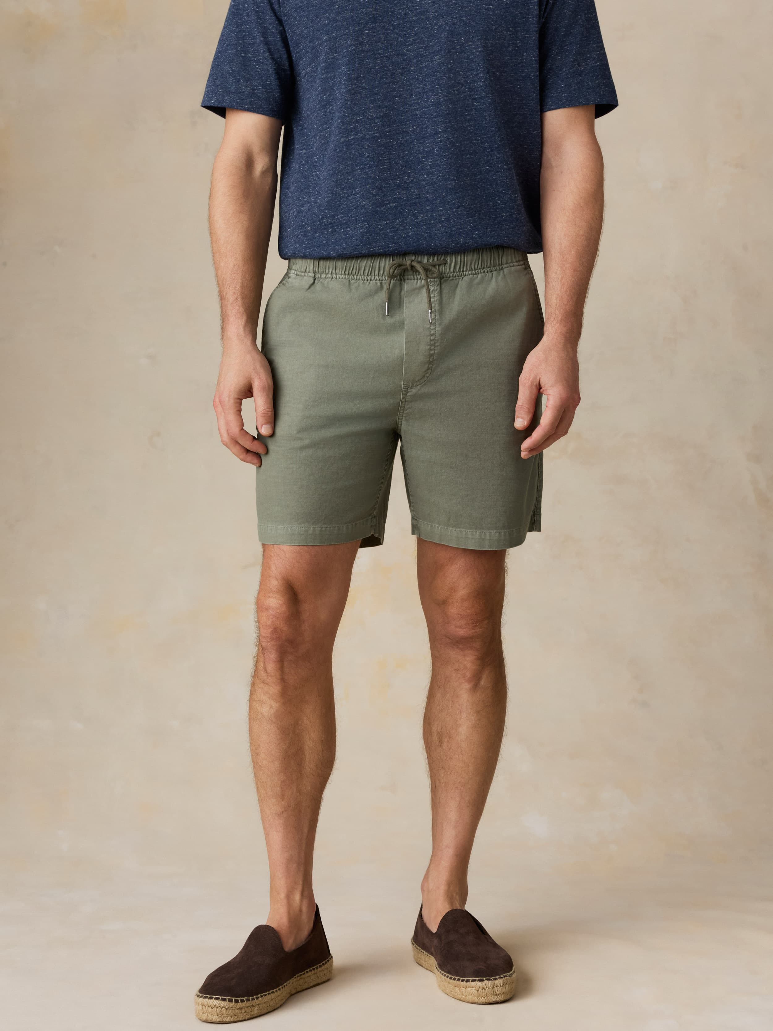 Essential Drawstring Short - Desert Olive | Faherty Brand