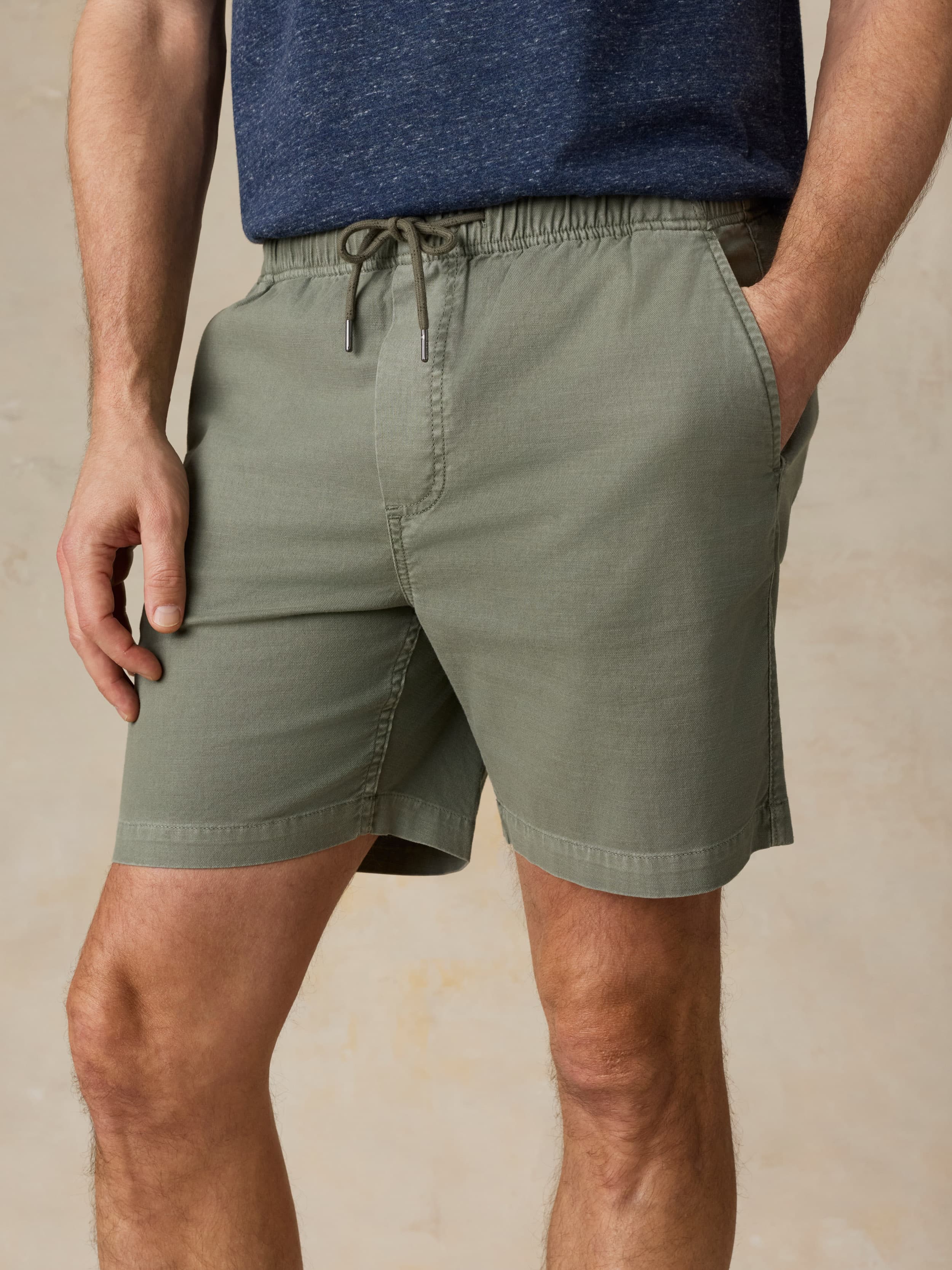 Essential Drawstring Short - Desert Olive | Faherty Brand