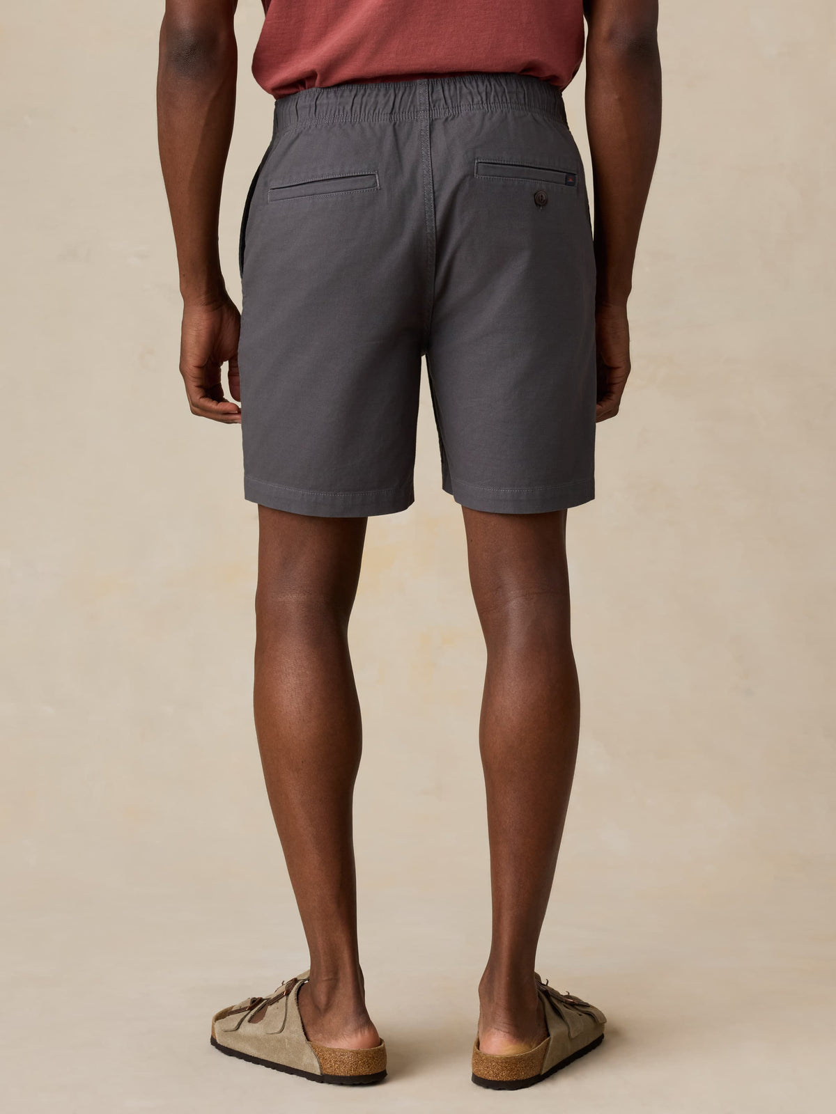  | Essential Drawstring Short - Graphite Tide | Faherty Brand, image 2 of 2