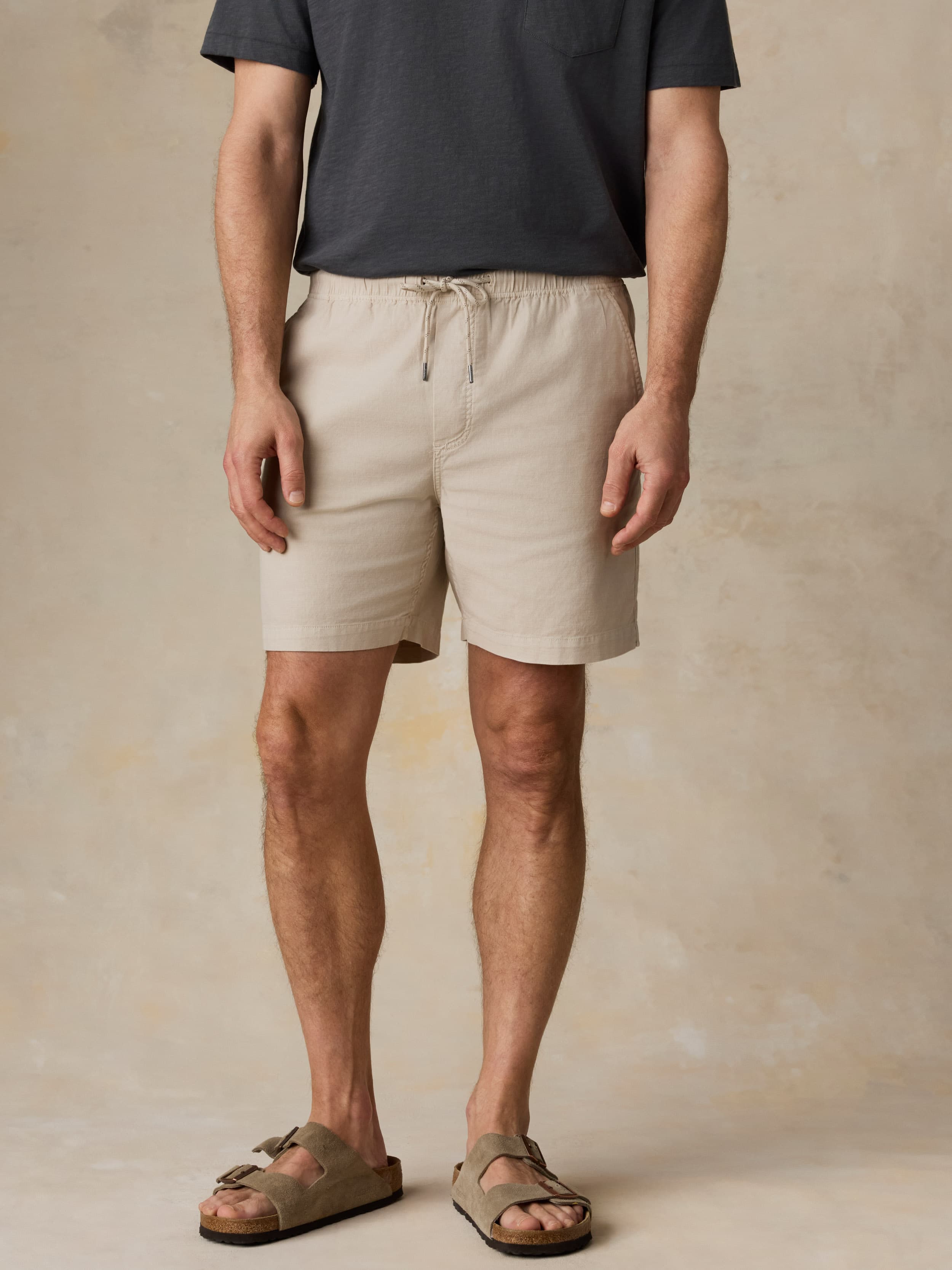 Essential Drawstring Short - Stone | Faherty Brand