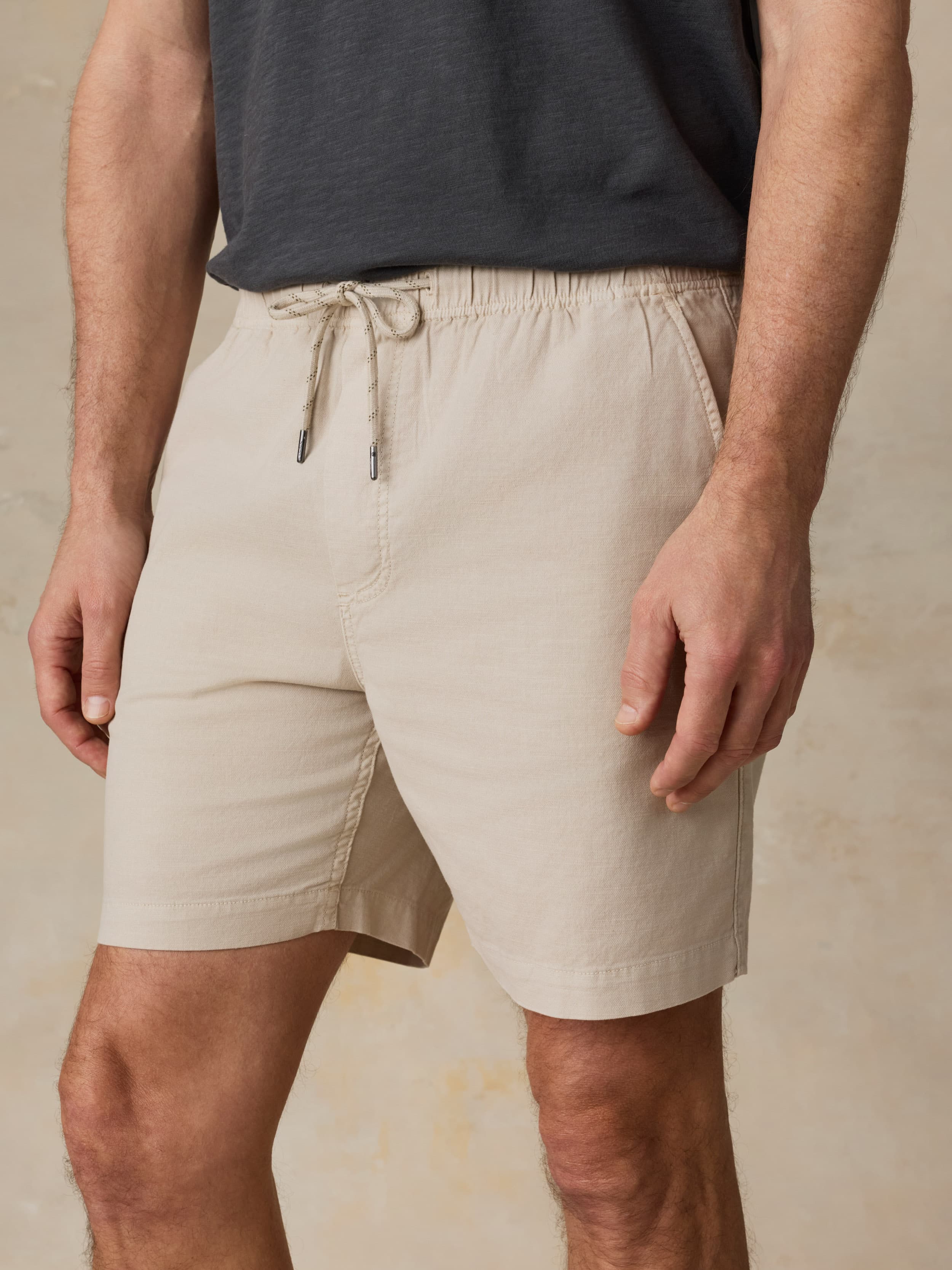 Essential Drawstring Short - Stone | Faherty Brand